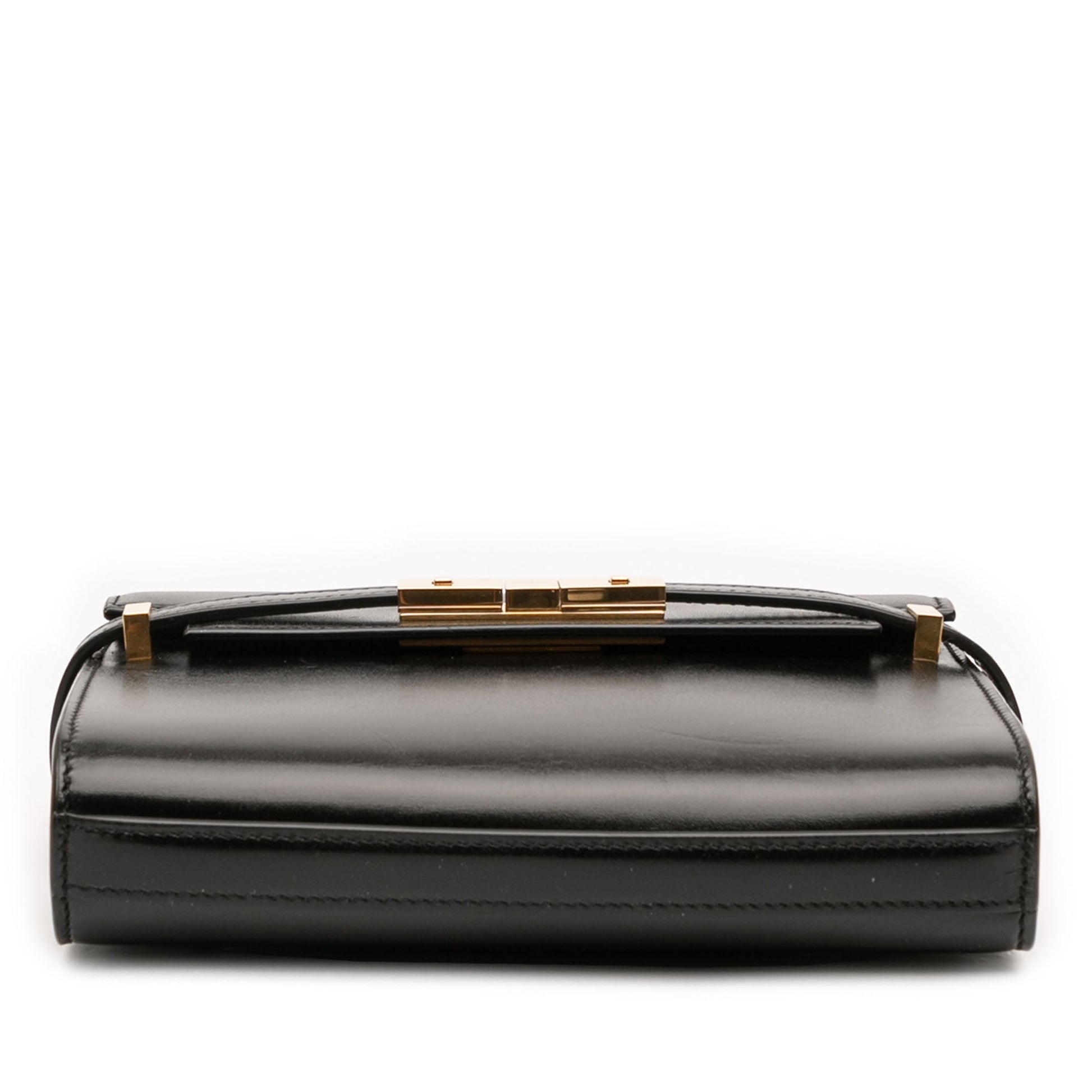 Saint Laurent Mini Box Calfskin Manhattan Shoulder Bag