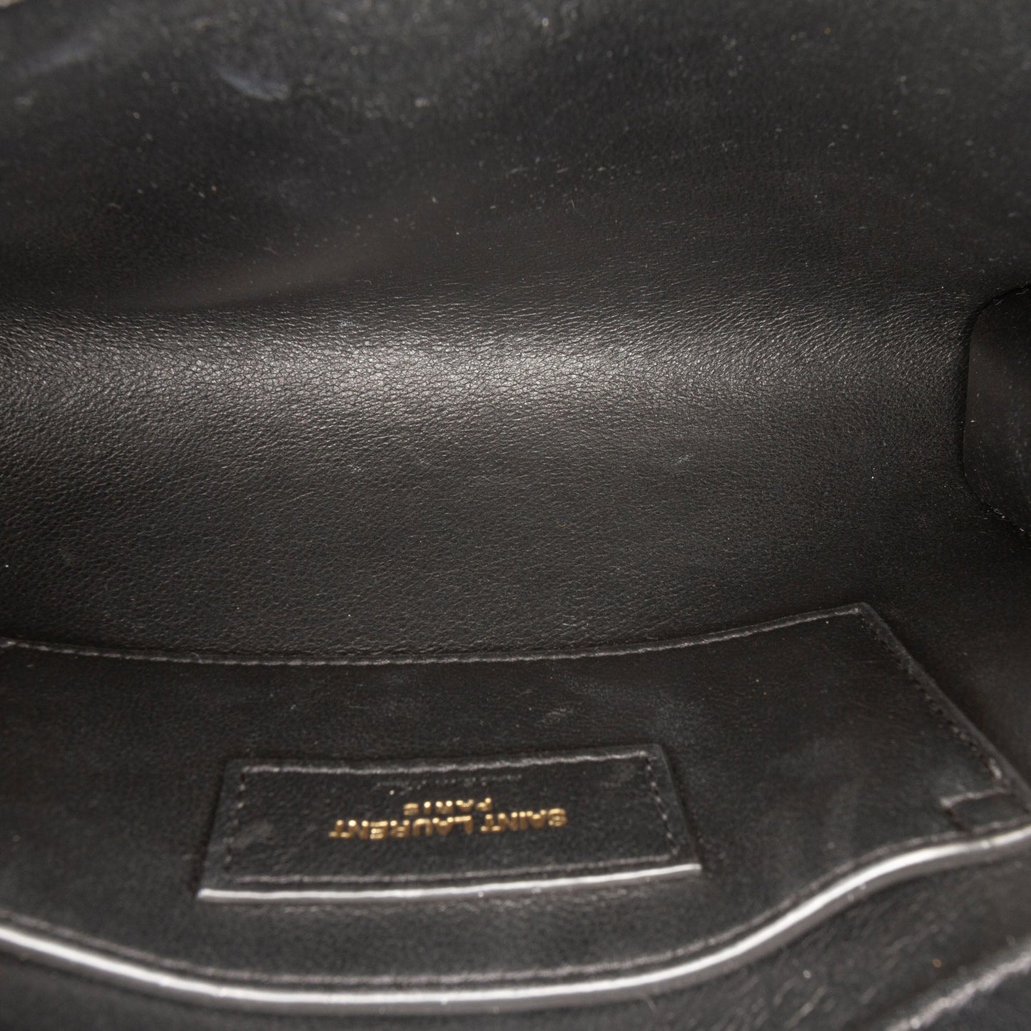 Saint Laurent Mini Box Calfskin Manhattan Shoulder Bag