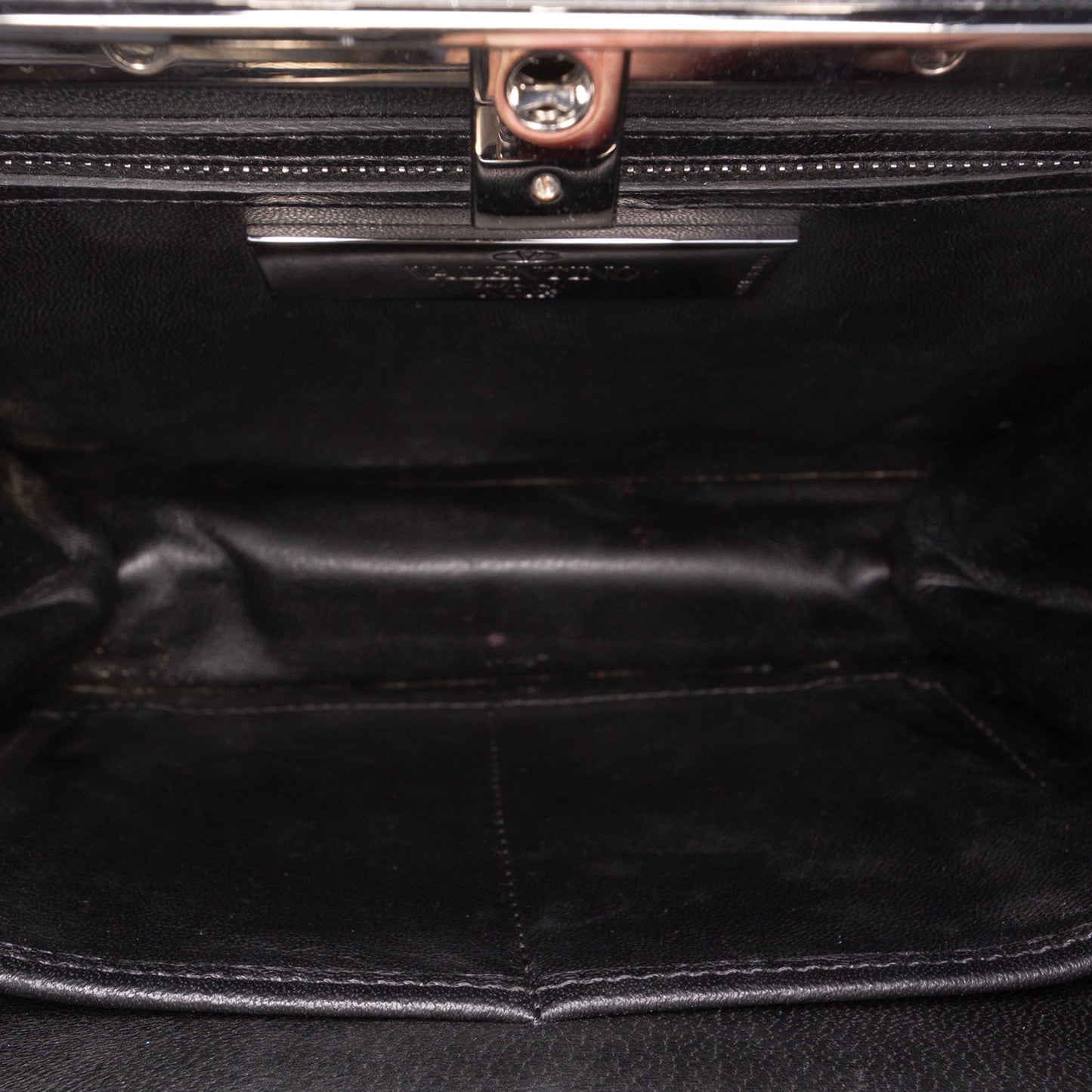 Valentino Pony Hair Rockstud Top Handle Bag