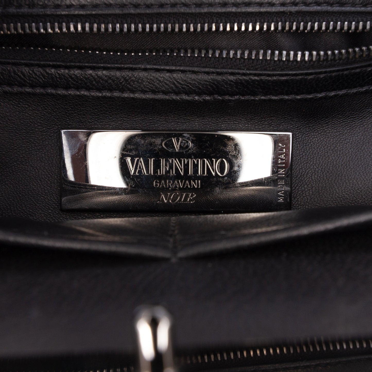 Valentino Pony Hair Rockstud Top Handle Bag