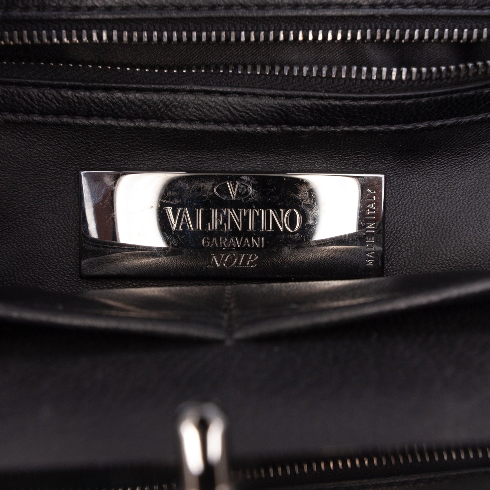 Valentino Pony Hair Rockstud Top Handle Bag