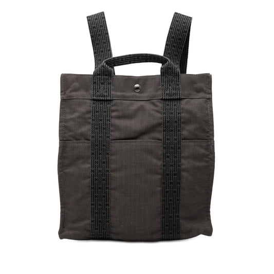 Hermès Canvas Herline Backpack MM