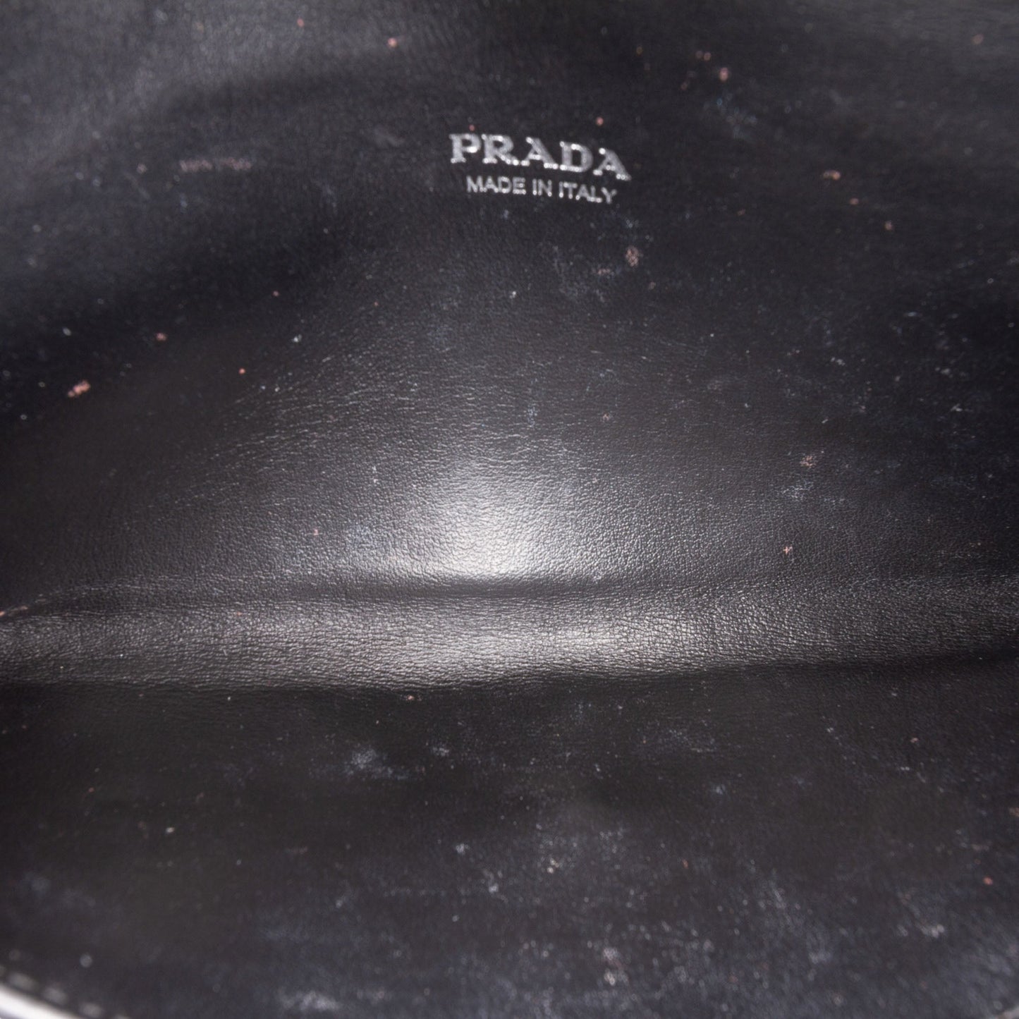 Prada Calfskin Envelope Clutch With Chain