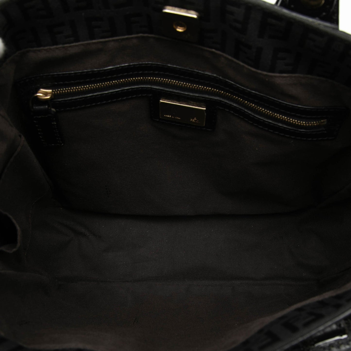 Fendi Zucchino Canvas Tote