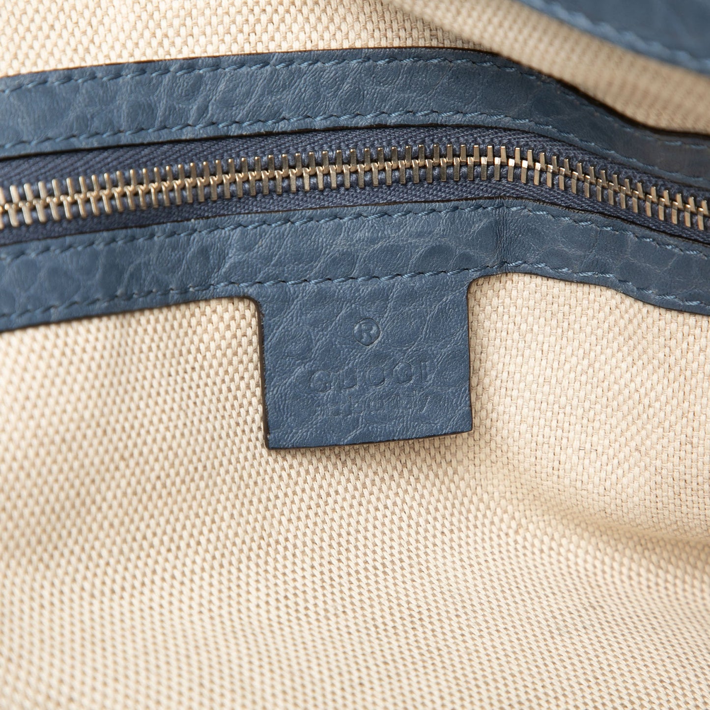 Gucci Large Grained Leather Tote