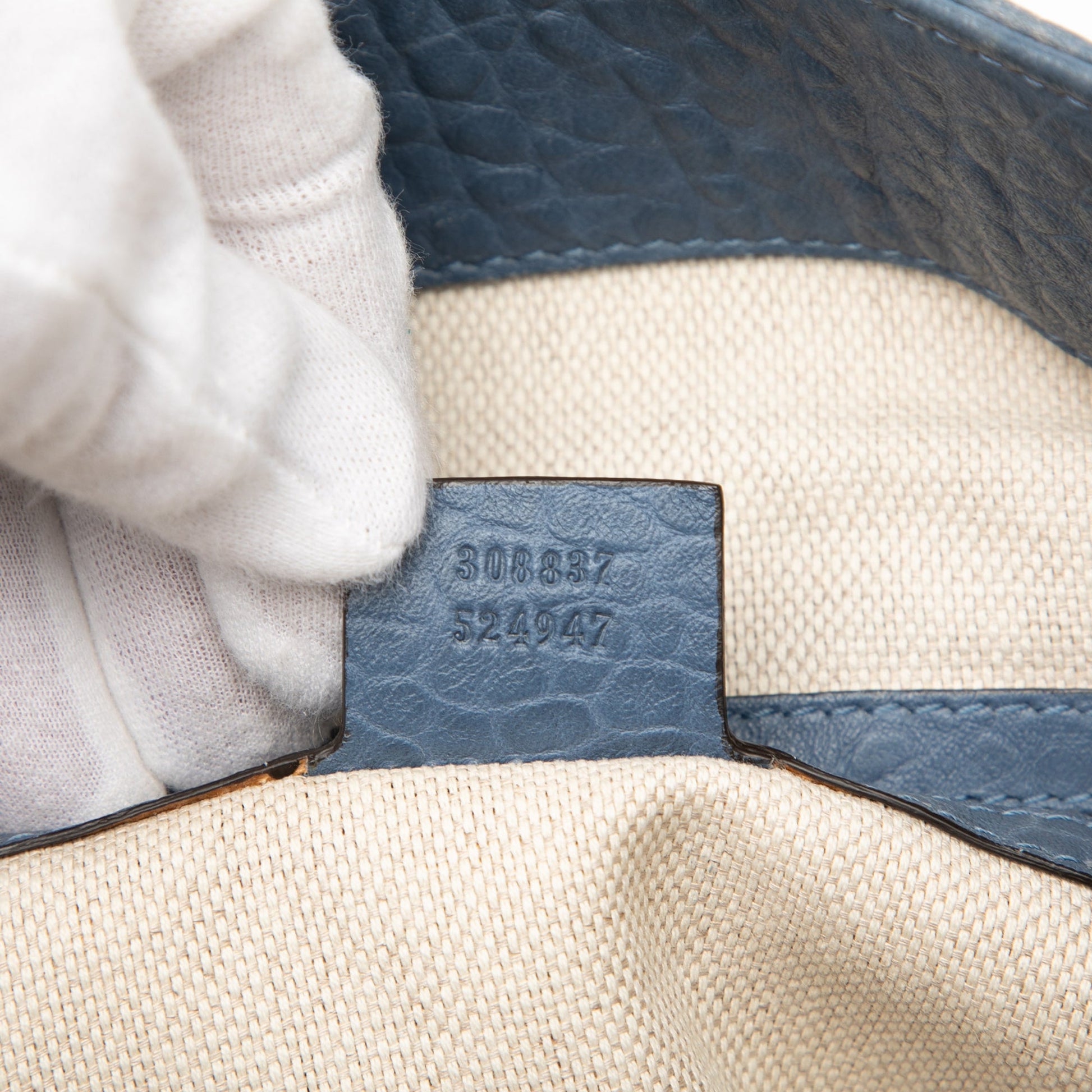 Gucci Large Grained Leather Tote