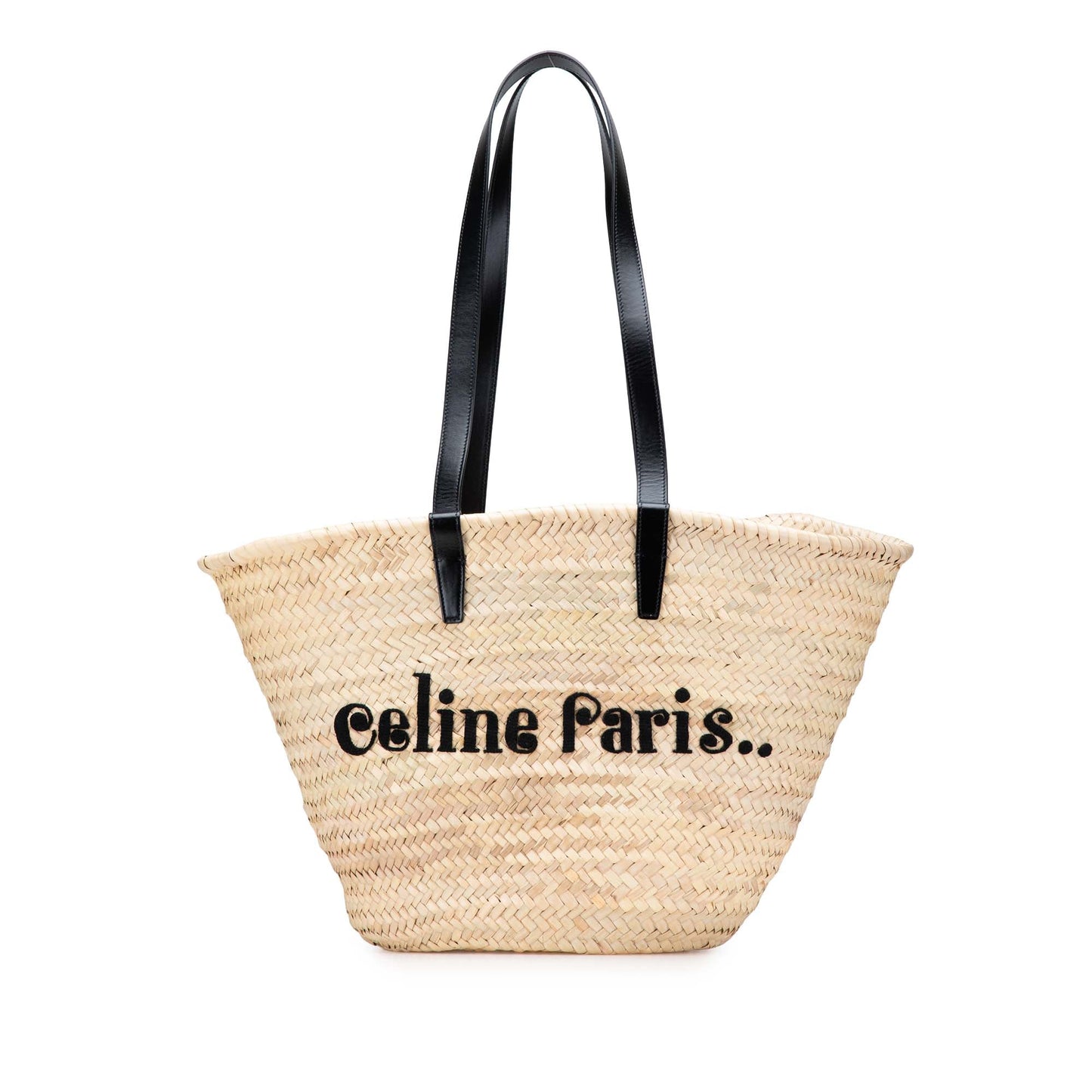 Celine Raffia Classic Panier Tote