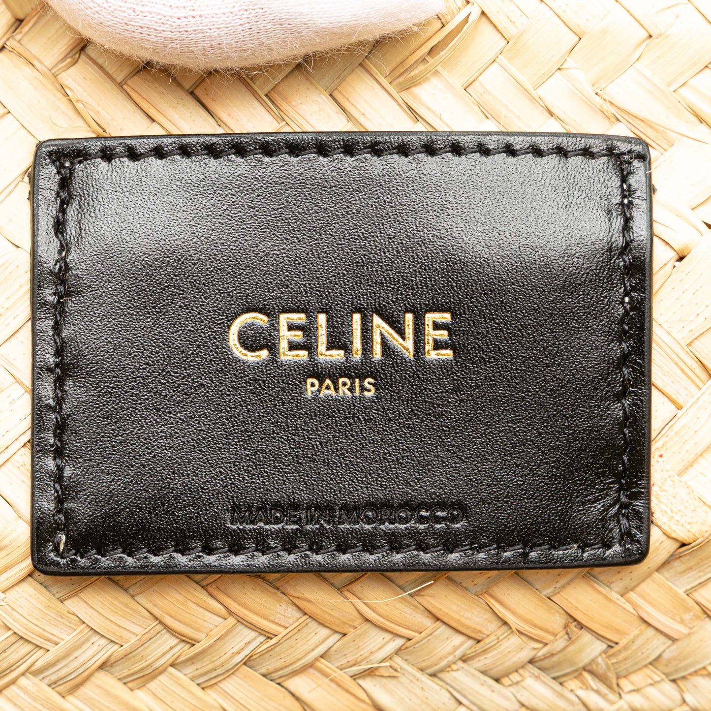 Celine Raffia Classic Panier Tote