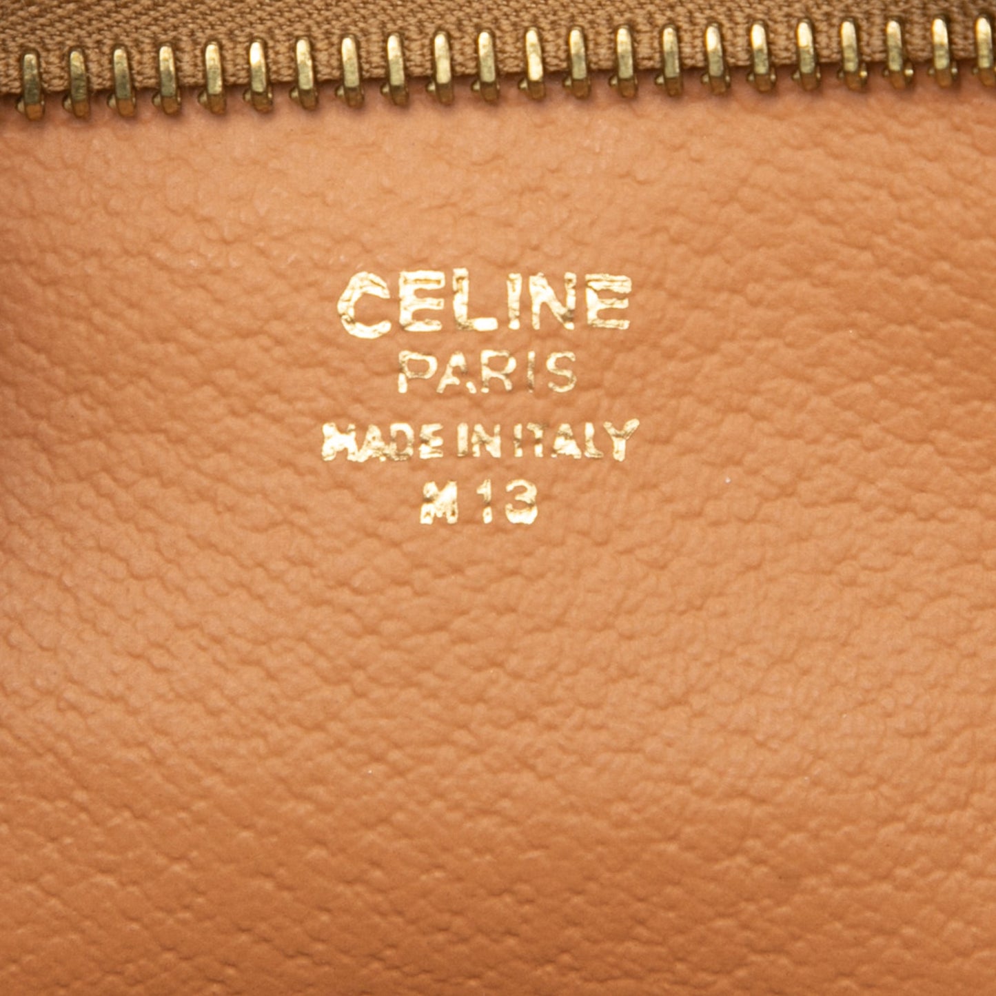 Celine Macadam Coated Canvas Clutch