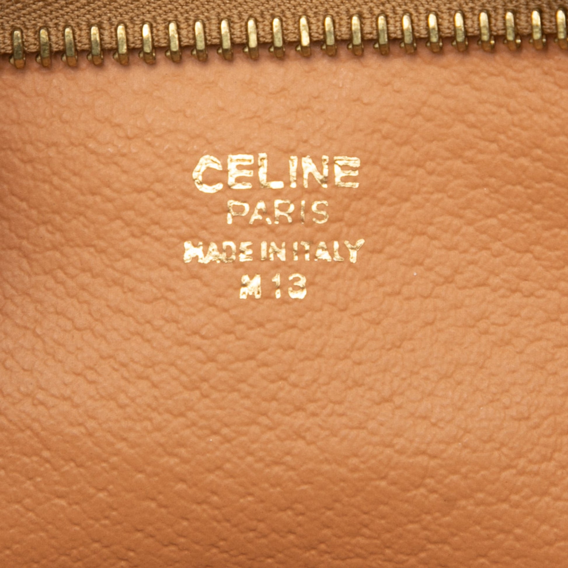 Celine Macadam Coated Canvas Clutch