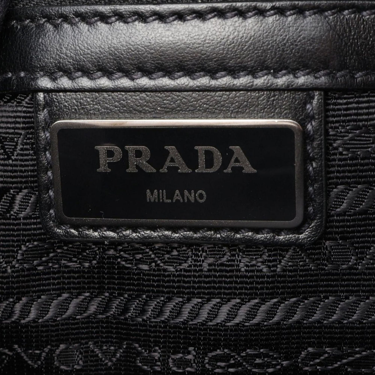 Prada Saffiano Travel Crossbody — Gold