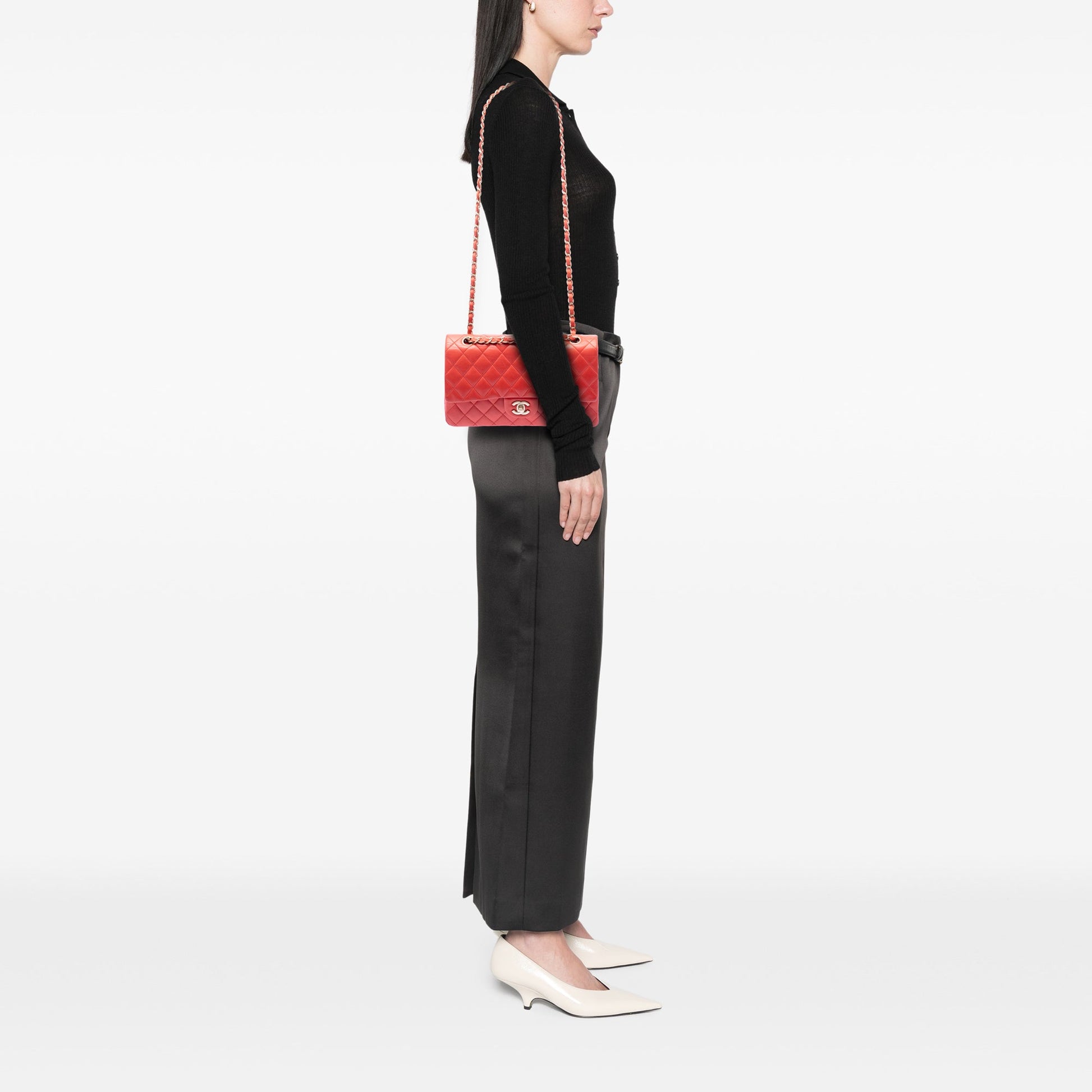 Chanel Medium Classic Lambskin Double Flap
