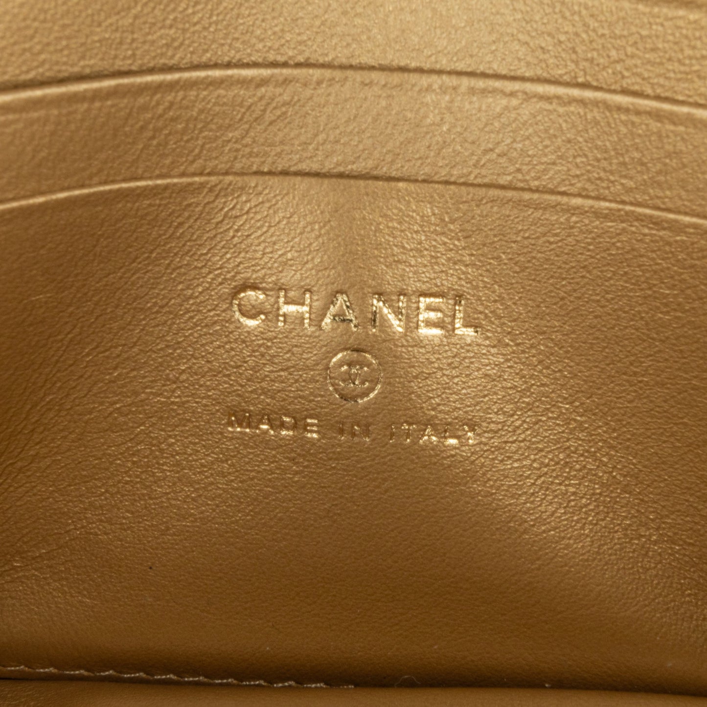 Chanel Quilted Calfskin Strass Clutch With Chain Flap