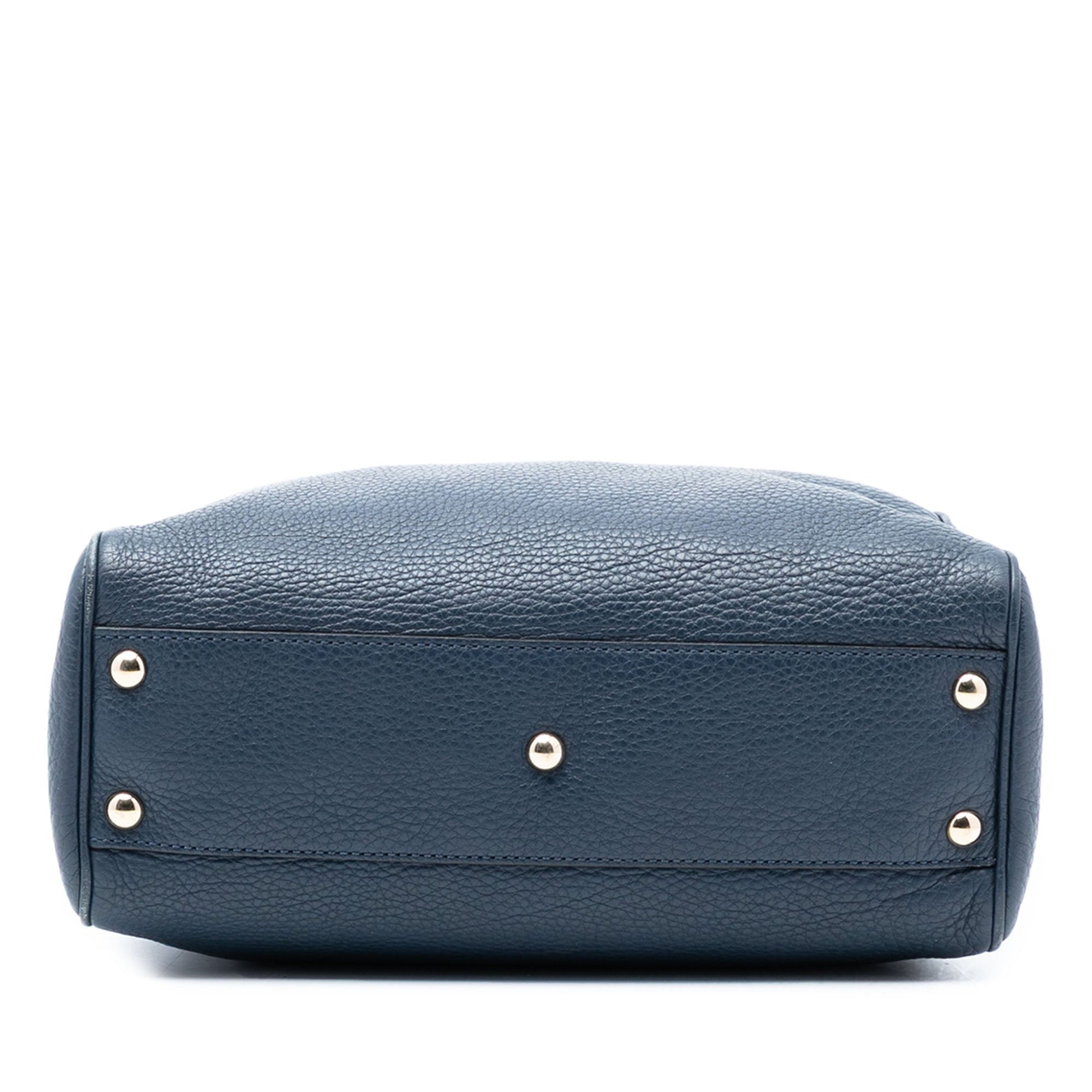 Gucci Small Calfskin Bamboo Shopper Satchel