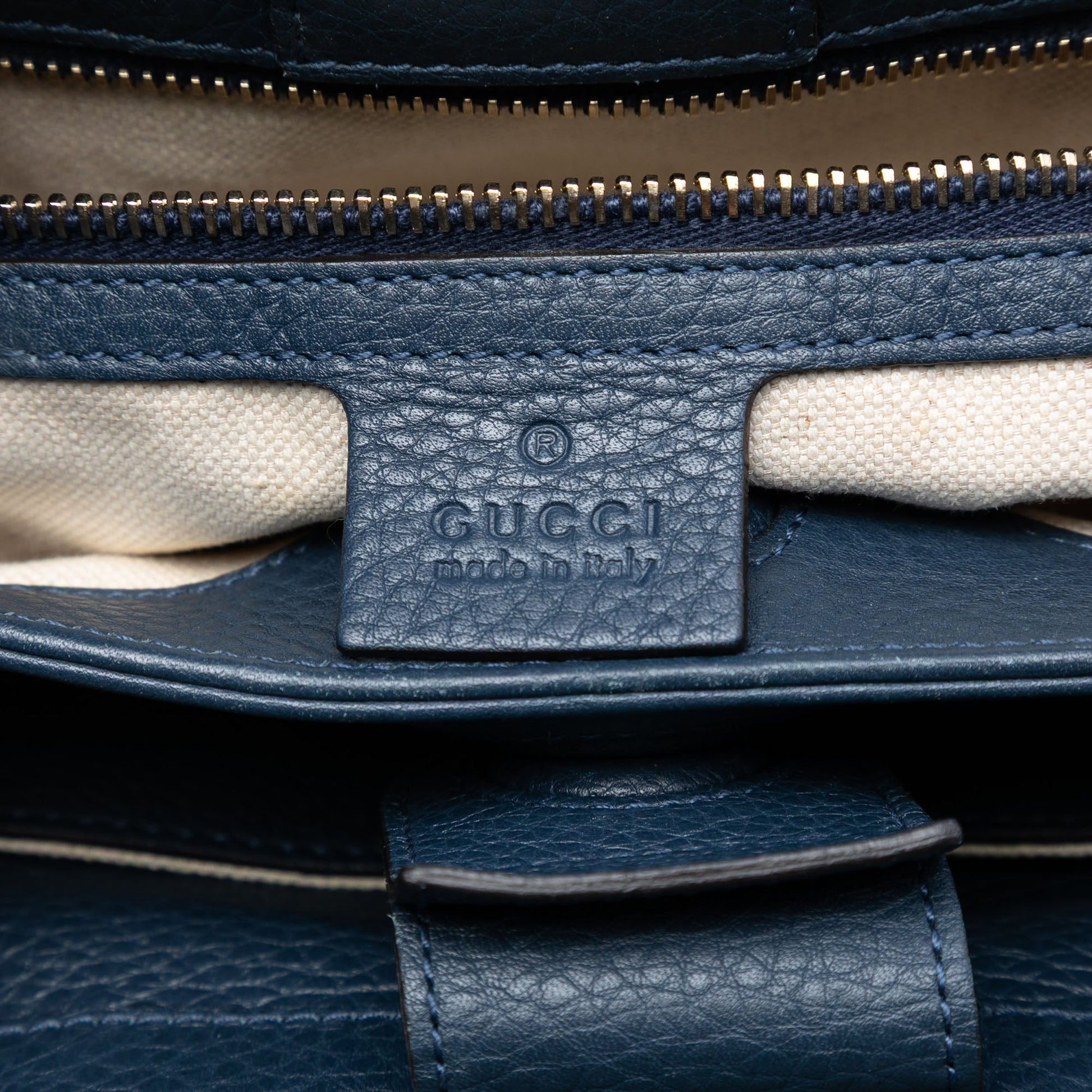 Gucci Small Calfskin Bamboo Shopper Satchel
