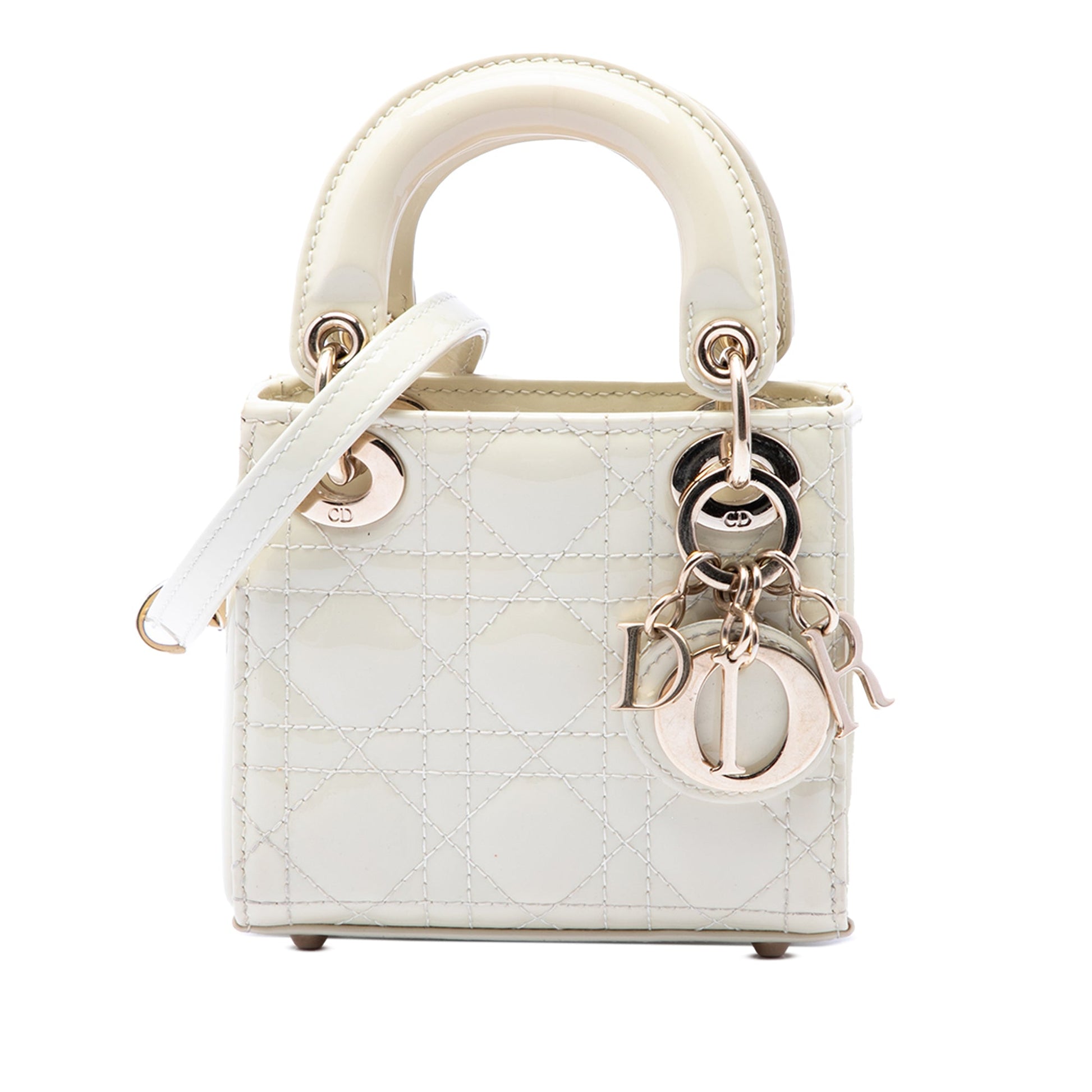 Dior Micro Patent Cannage Lady Dior