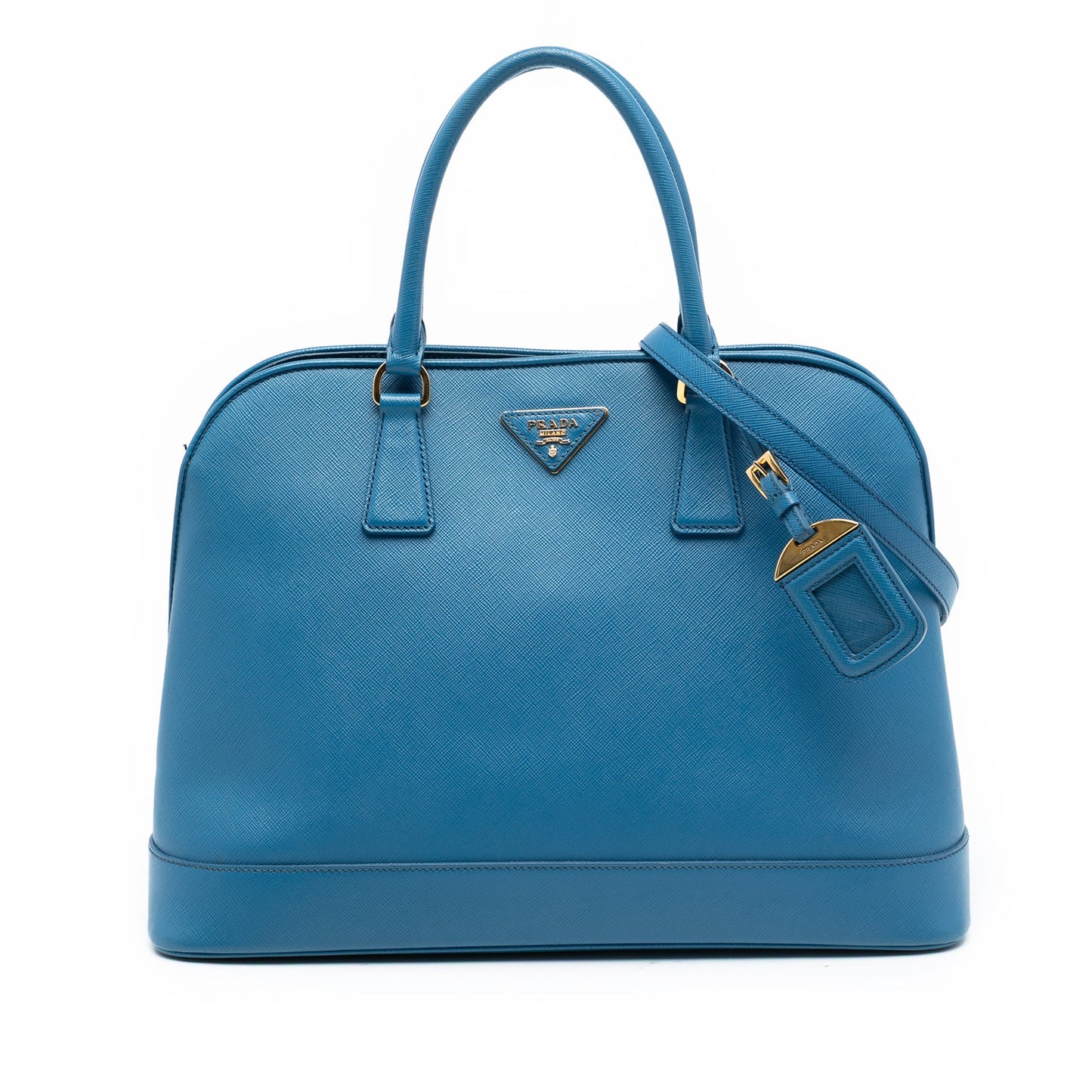 Prada Large Saffiano Lux Open Promenade Satchel