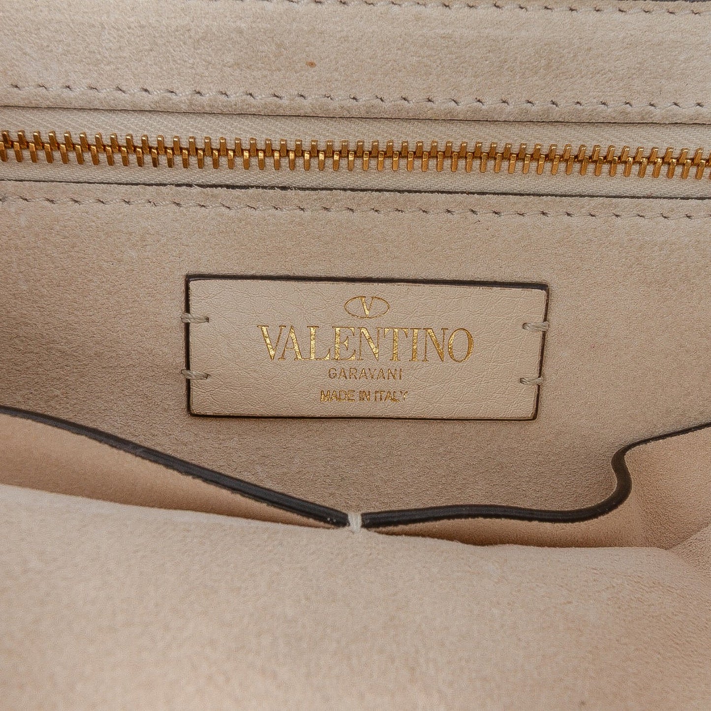 Valentino Large Grained Calfskin Roman Stud Satchel