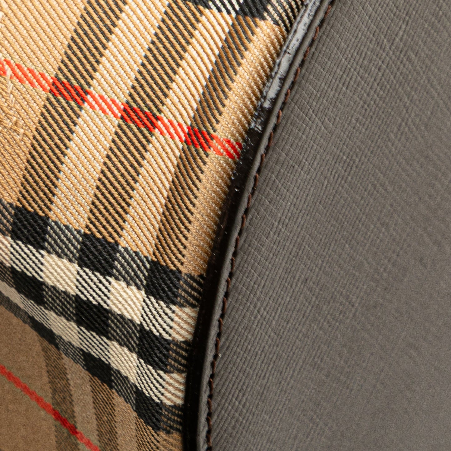 Burberry Haymarket Check Canvas Vanity Bag
