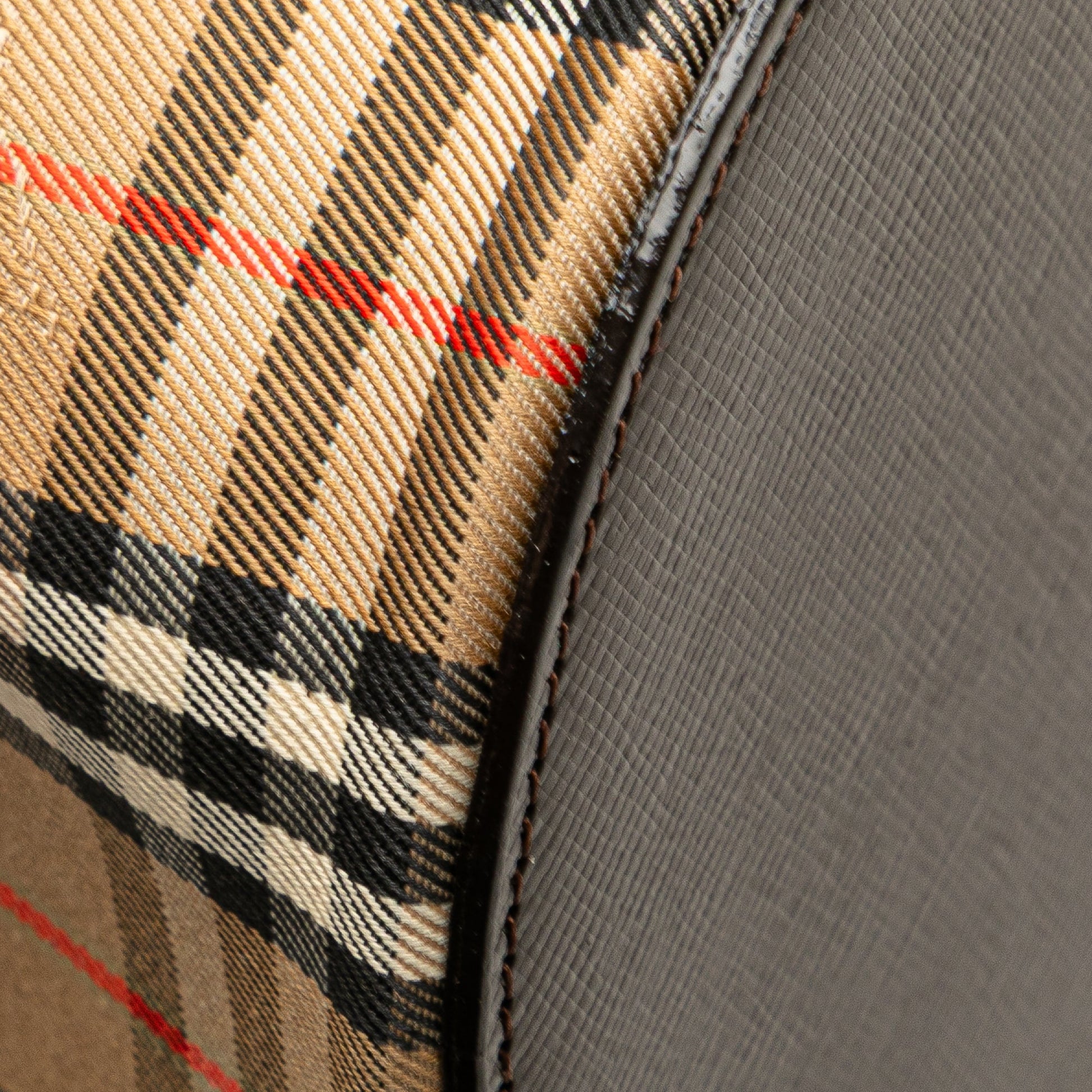Burberry Haymarket Check Canvas Vanity Bag