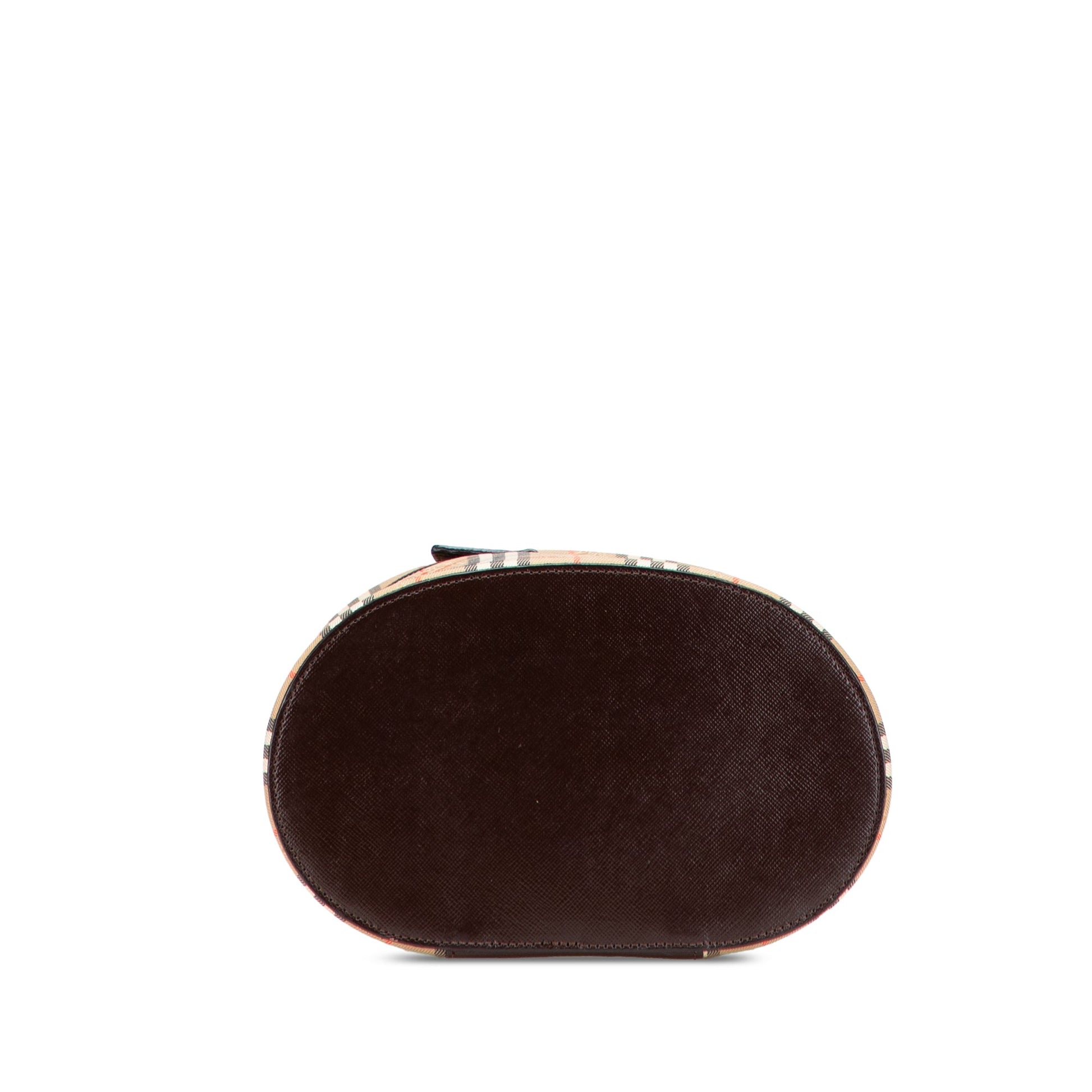 Burberry Haymarket Check Canvas Vanity Bag
