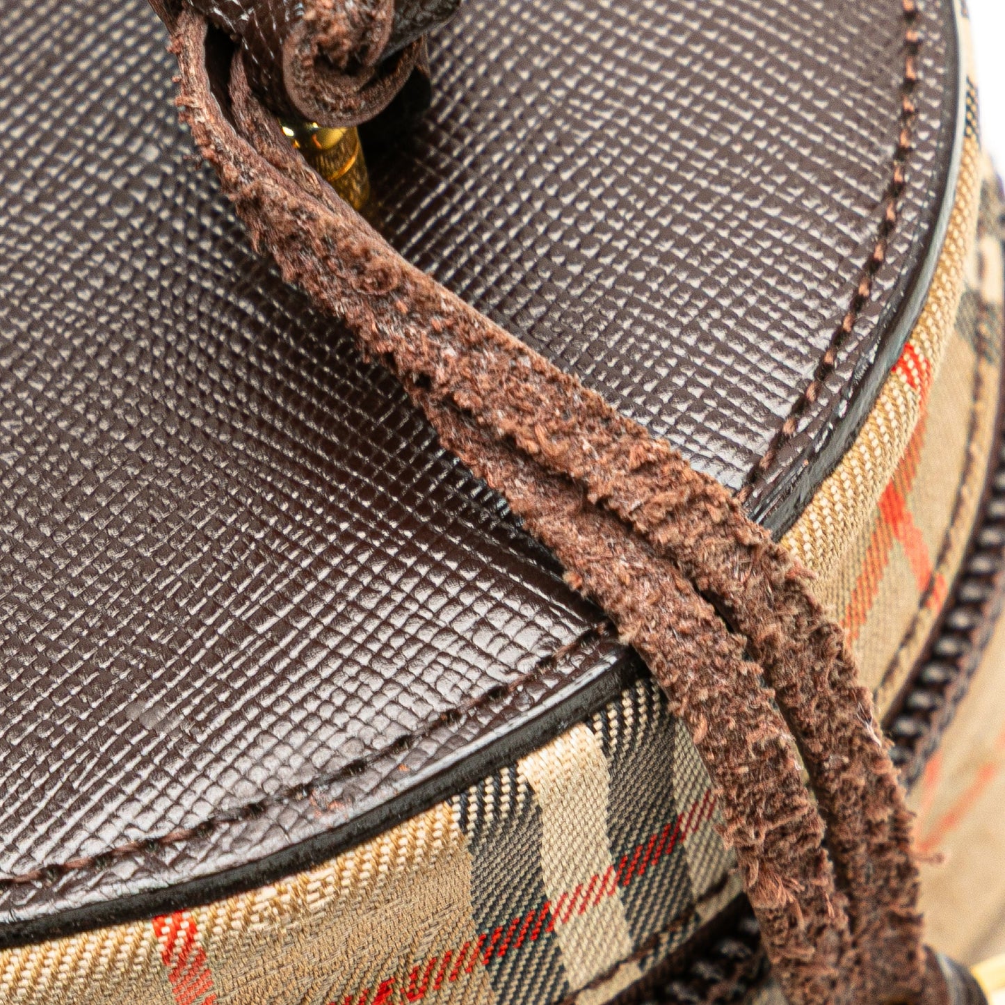 Burberry Haymarket Check Canvas Vanity Bag