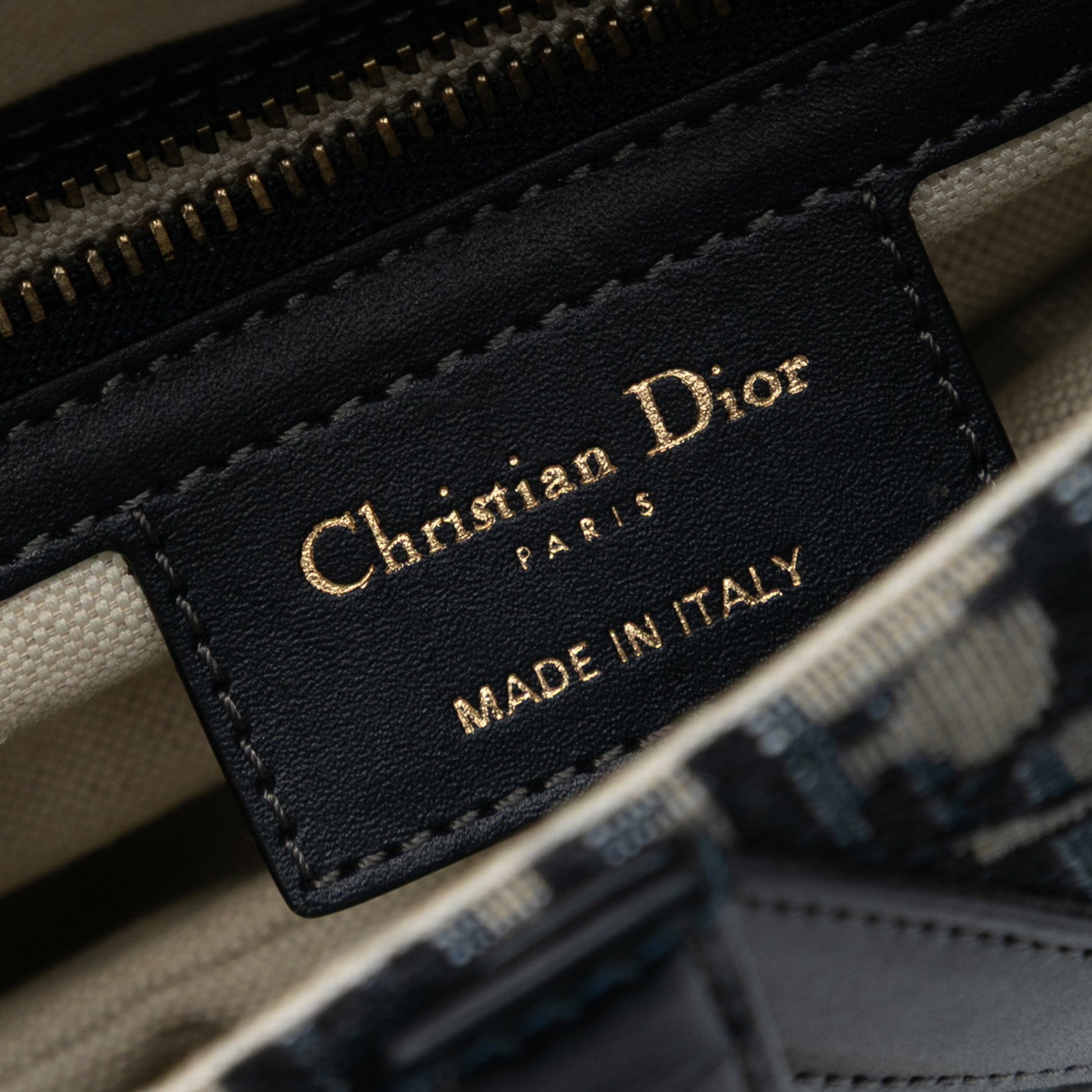 Dior Oblique Canvas Saddle Bag