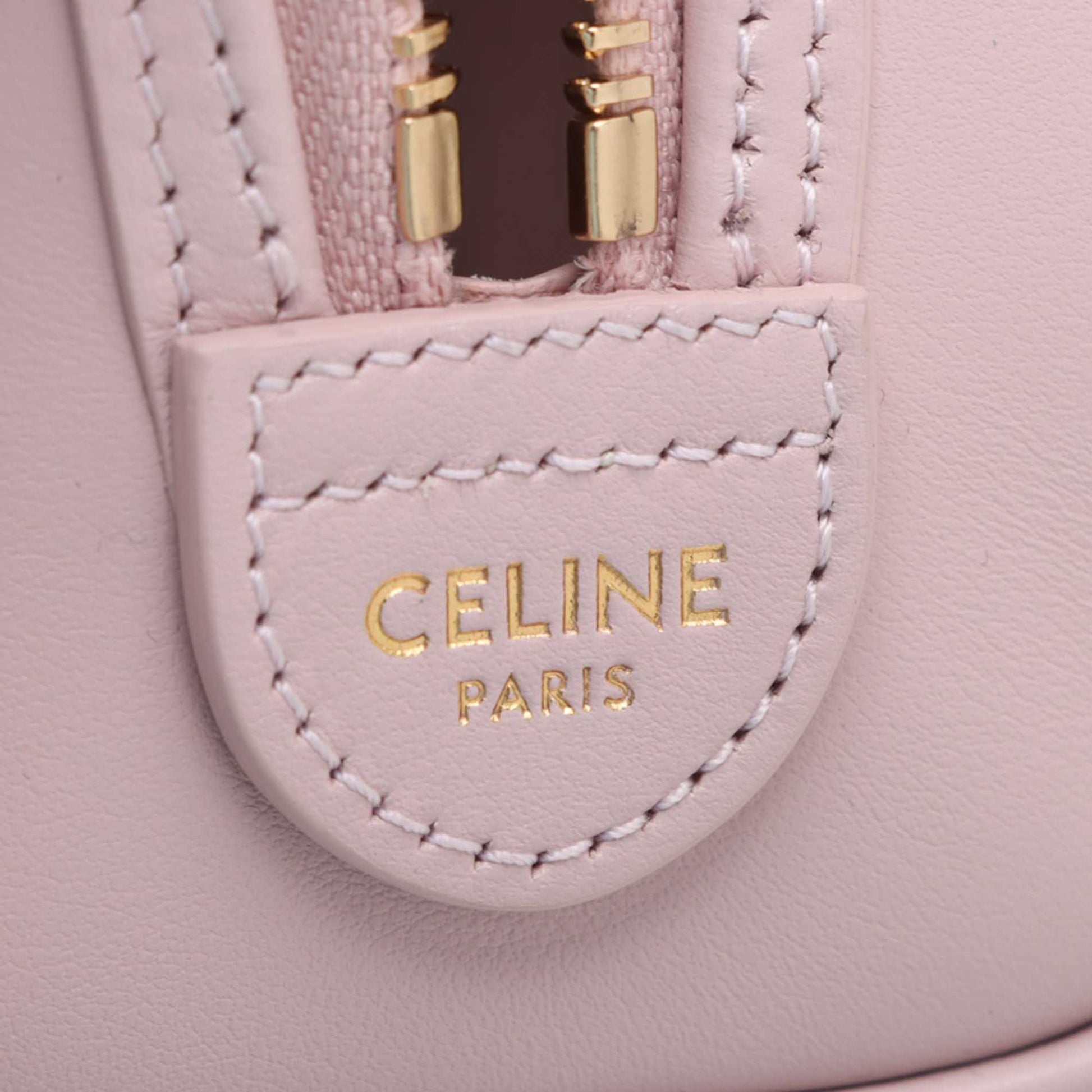 Celine Mini Calfskin Cuir Boston Satchel