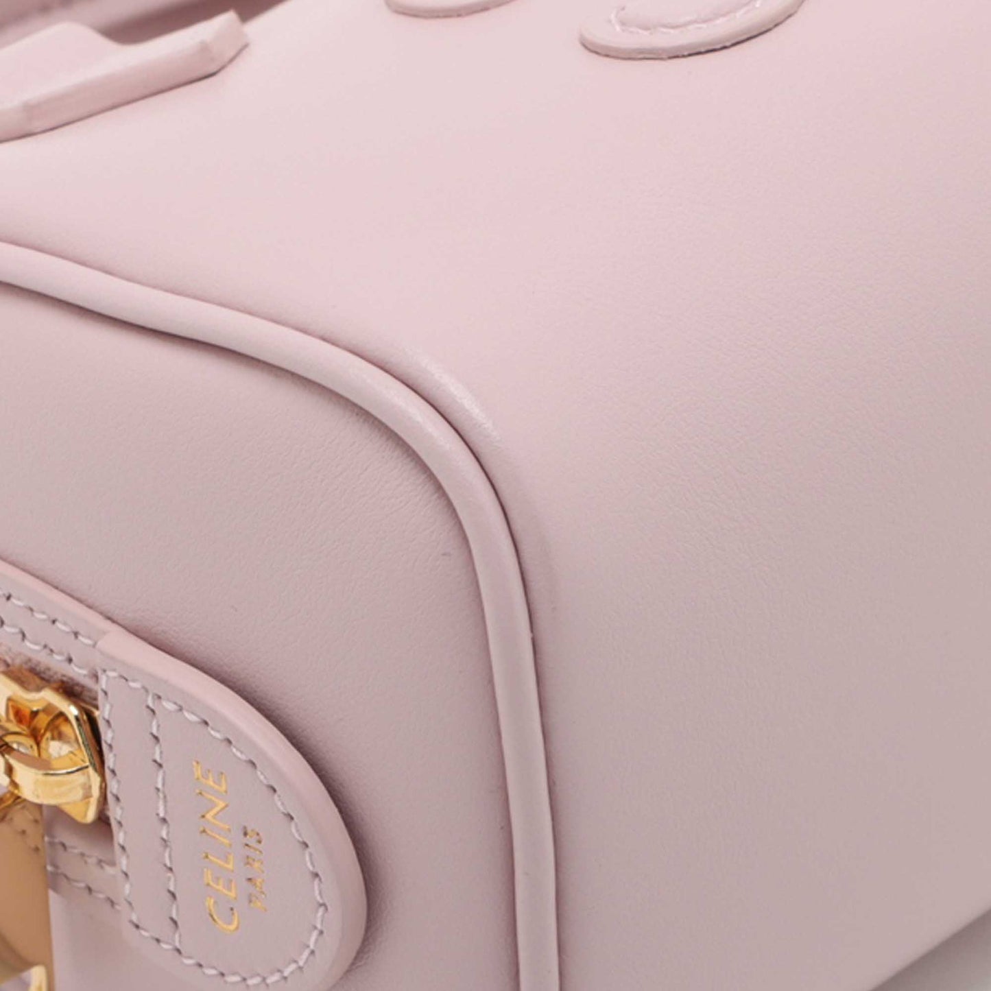 Celine Mini Calfskin Cuir Boston Satchel