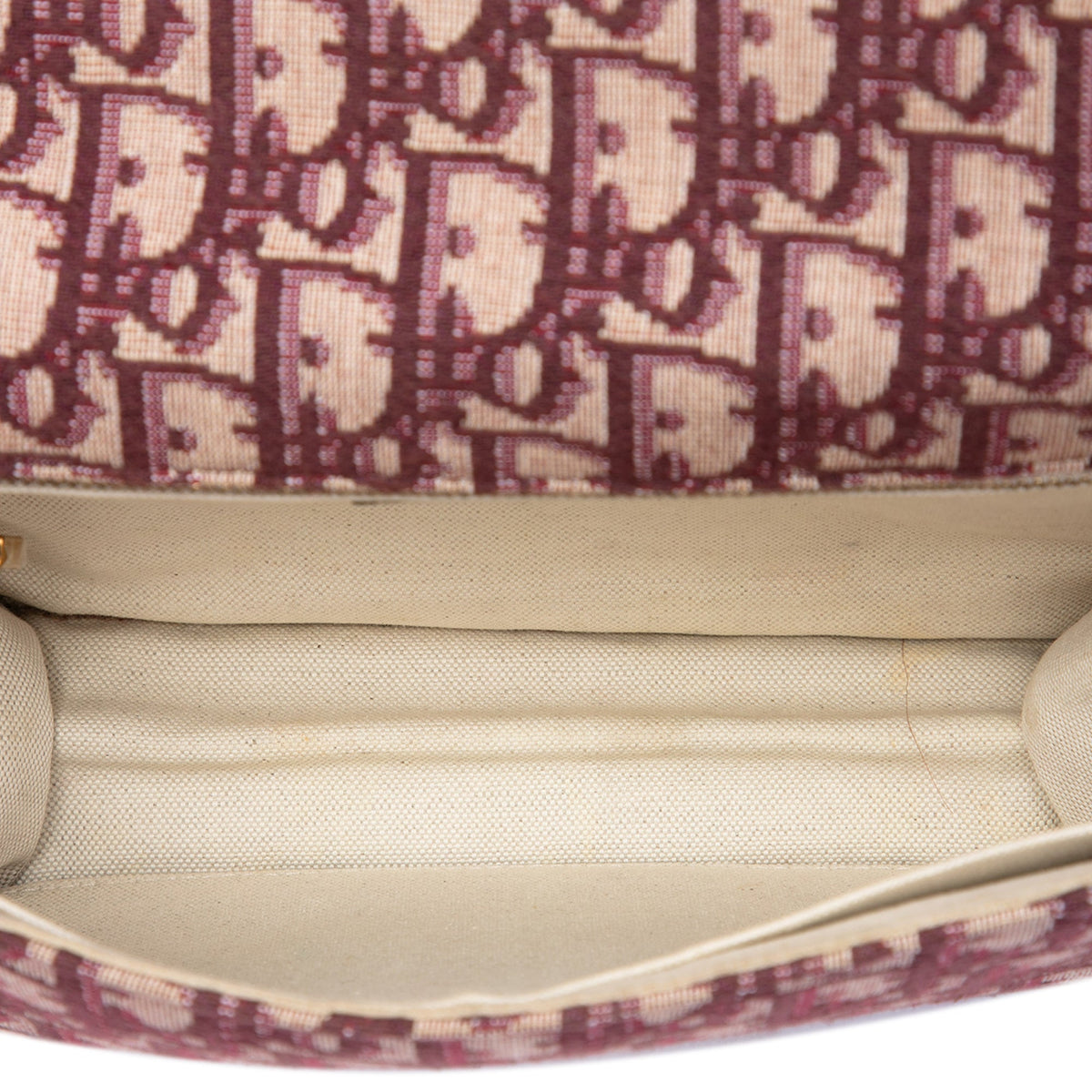 Dior Oblique Canvas DiorAddict Flap — Red