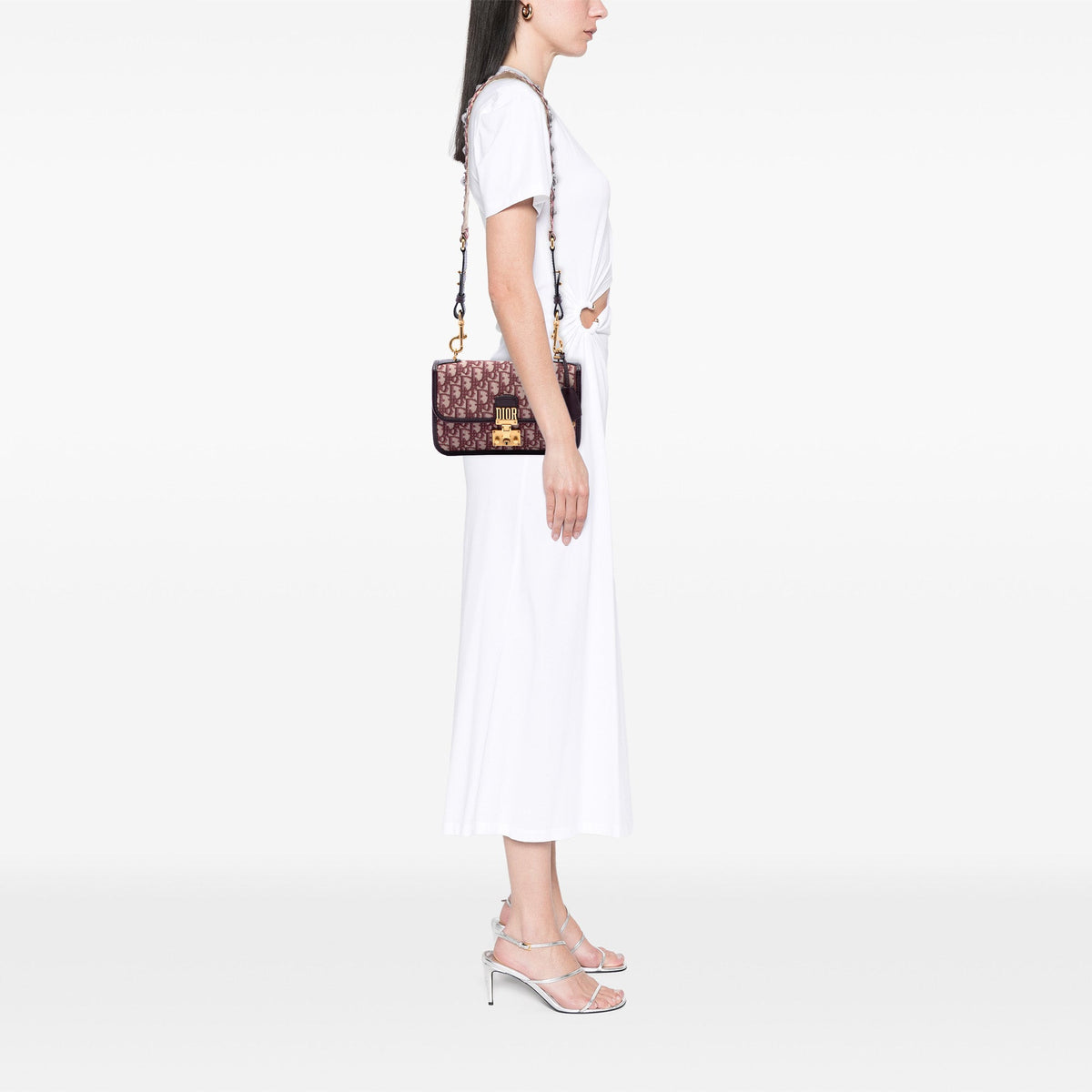 Dior Oblique Canvas DiorAddict Flap — Red