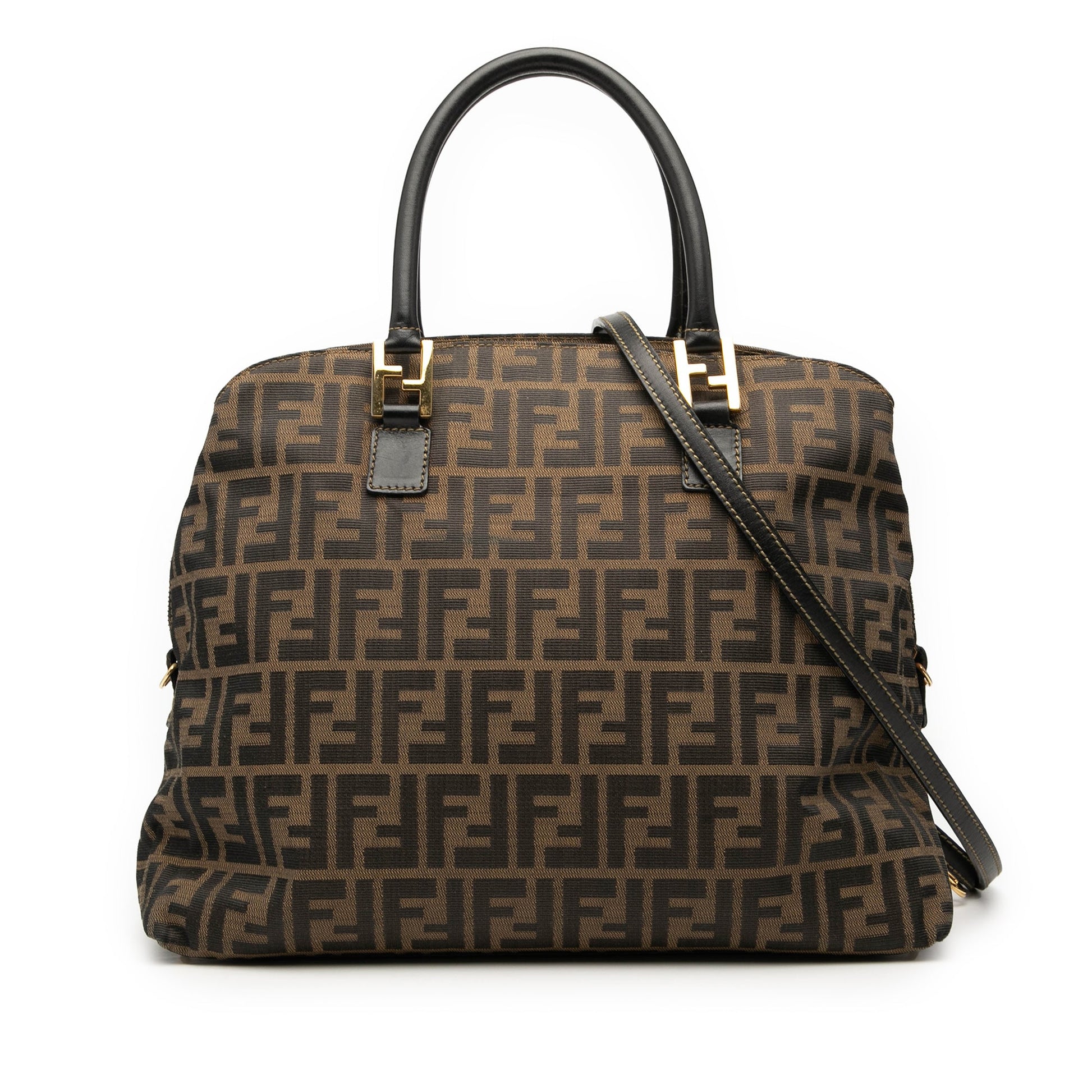 Fendi Zucca Canvas Satchel