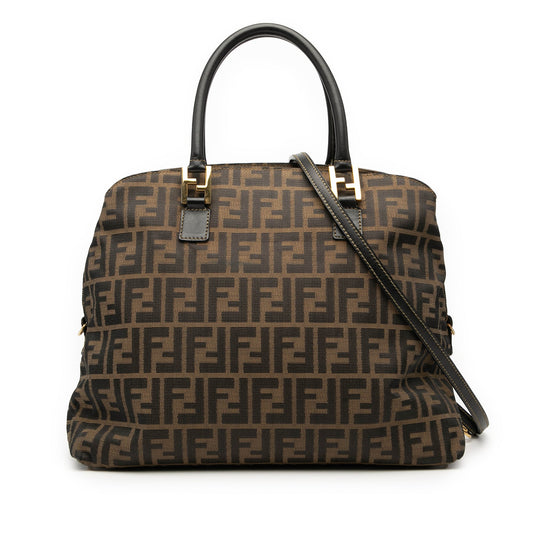 Fendi Zucca Canvas Satchel