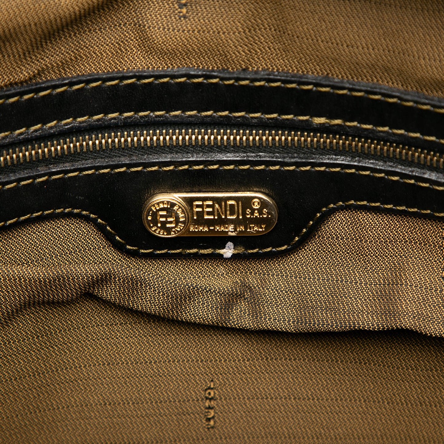 Fendi Zucca Canvas Satchel