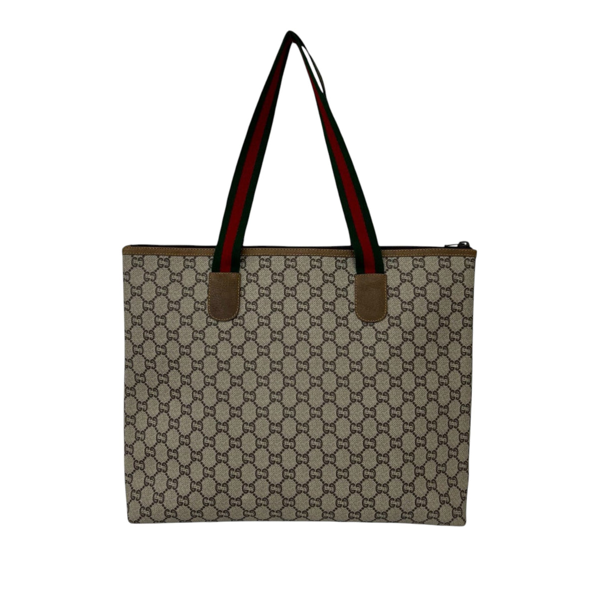 Gucci GG Supreme Plus Web Tote