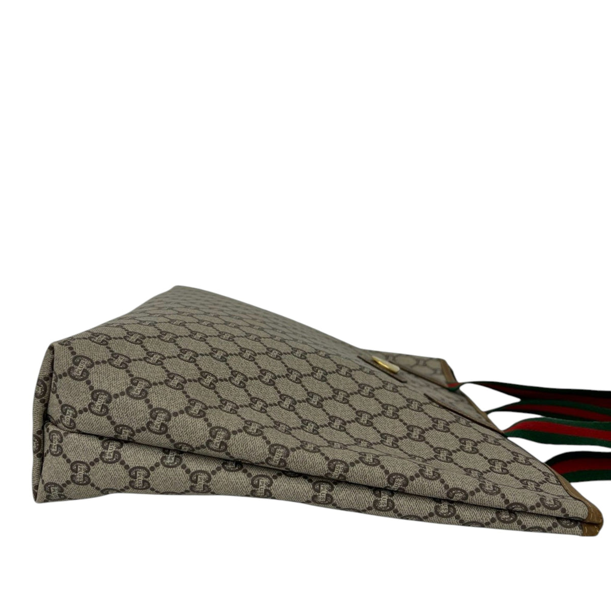 Gucci GG Supreme Plus Web Tote
