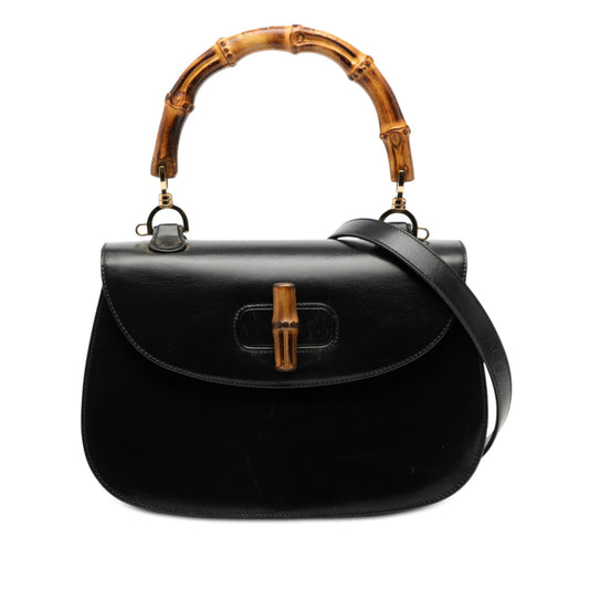 Gucci Grained Calfskin Bamboo Night