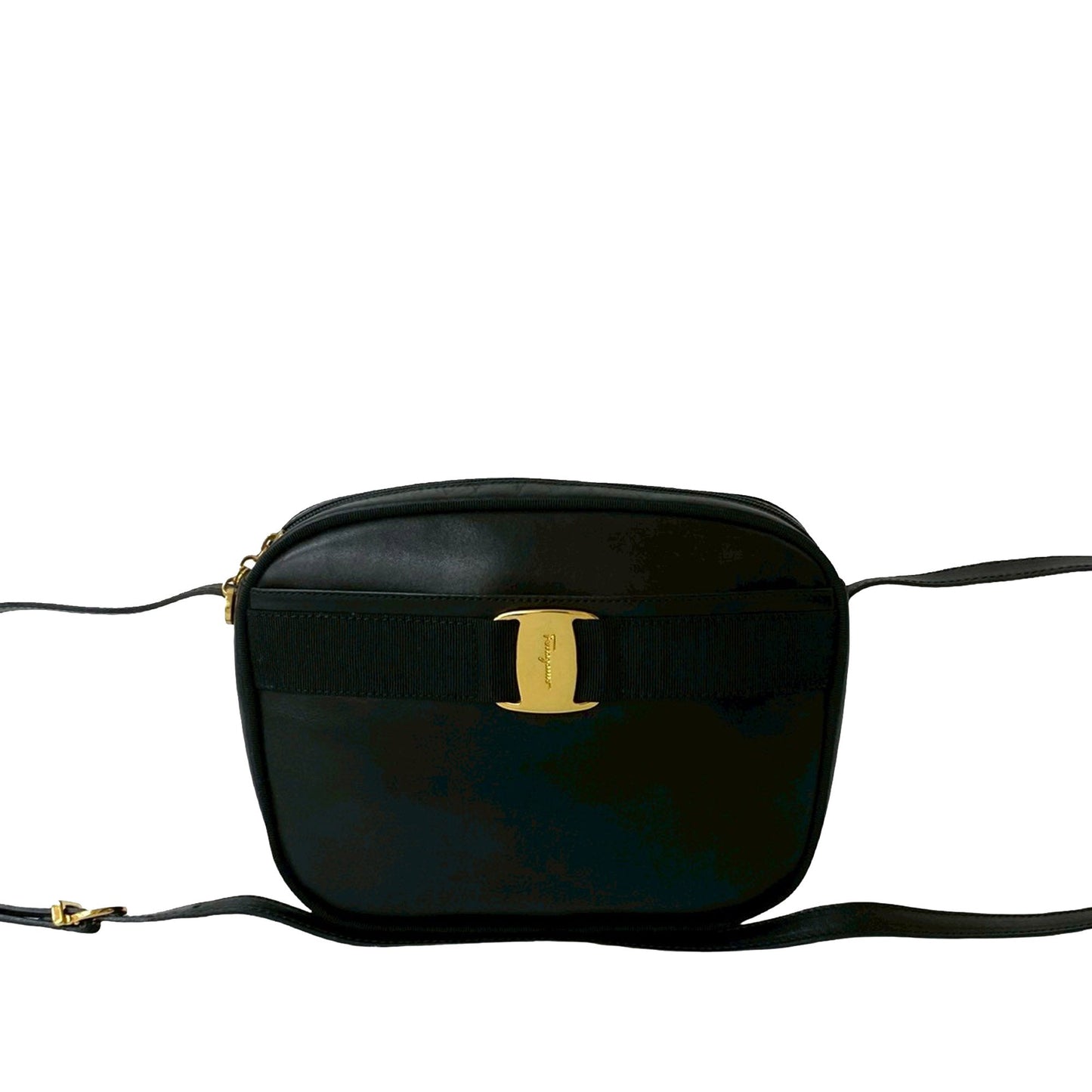 Ferragamo Leather Vara Crossbody