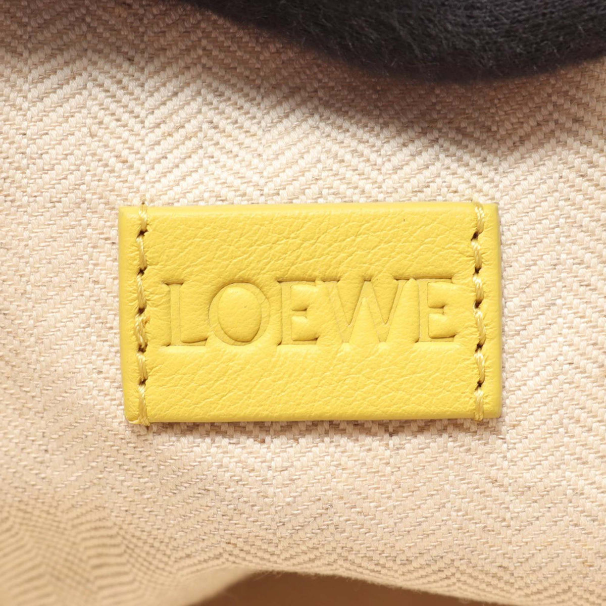 LOEWE Paulas Ibiza Terry Cloth Drawstring Pouch