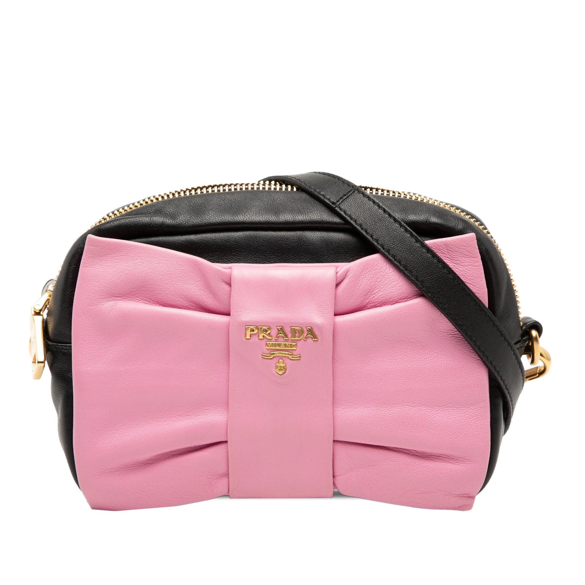 Prada Nappa Fiocco Bow Crossbody