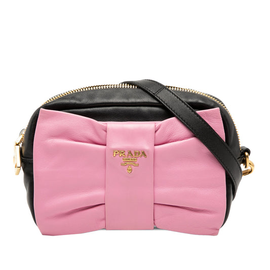 Prada Nappa Fiocco Bow Crossbody