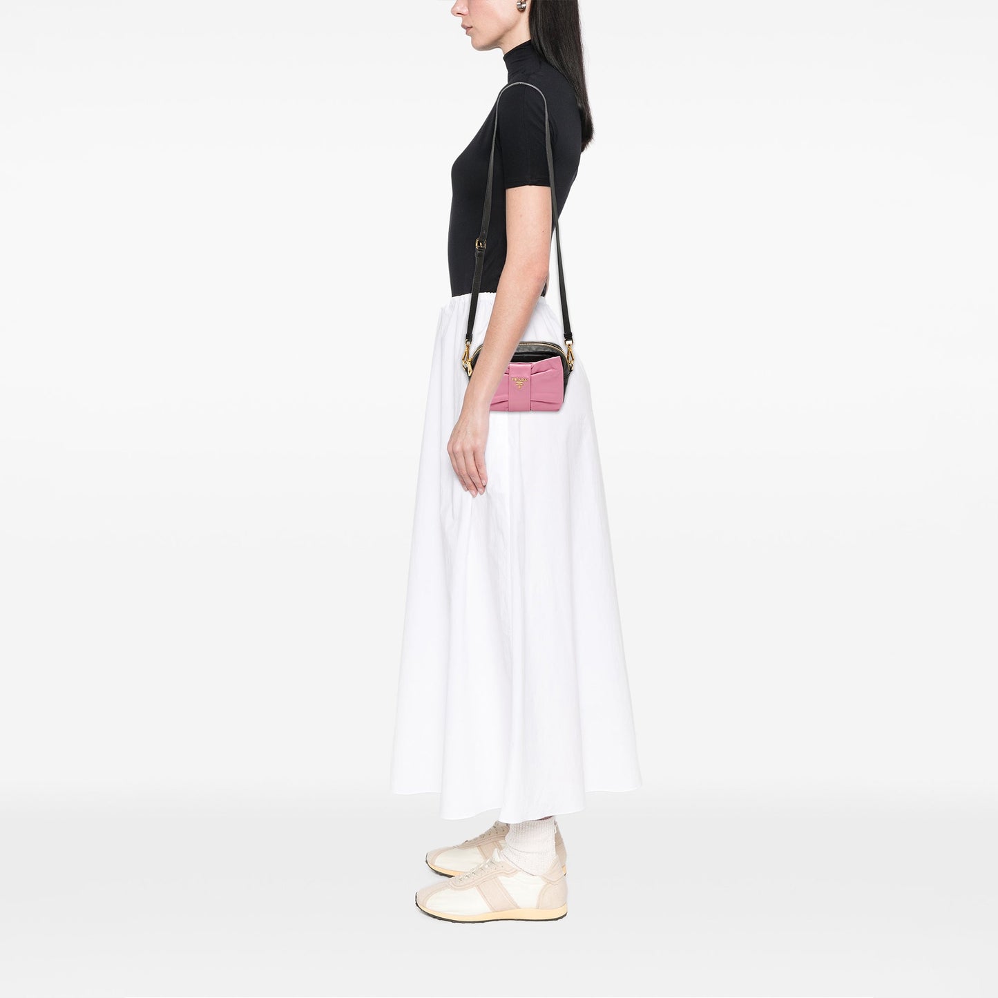 Prada Nappa Fiocco Bow Crossbody