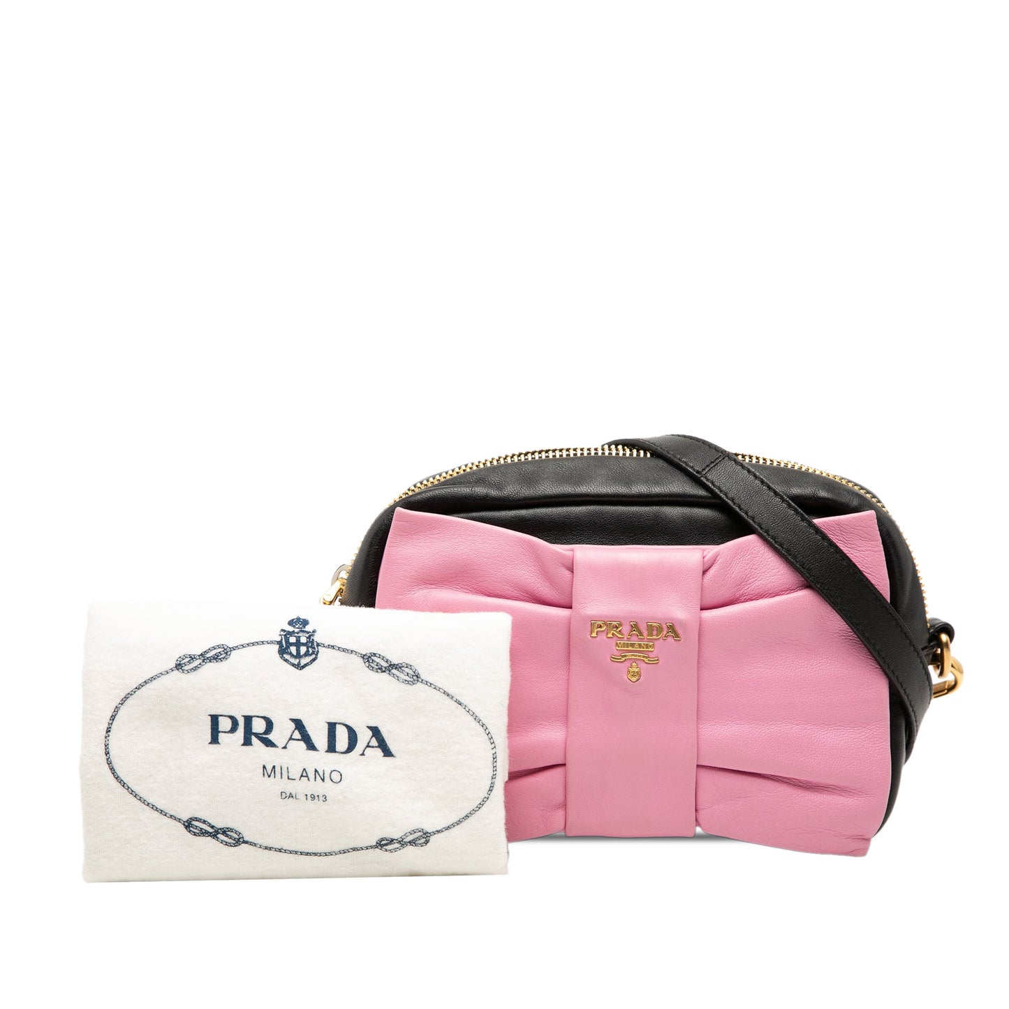 Prada Nappa Fiocco Bow Crossbody