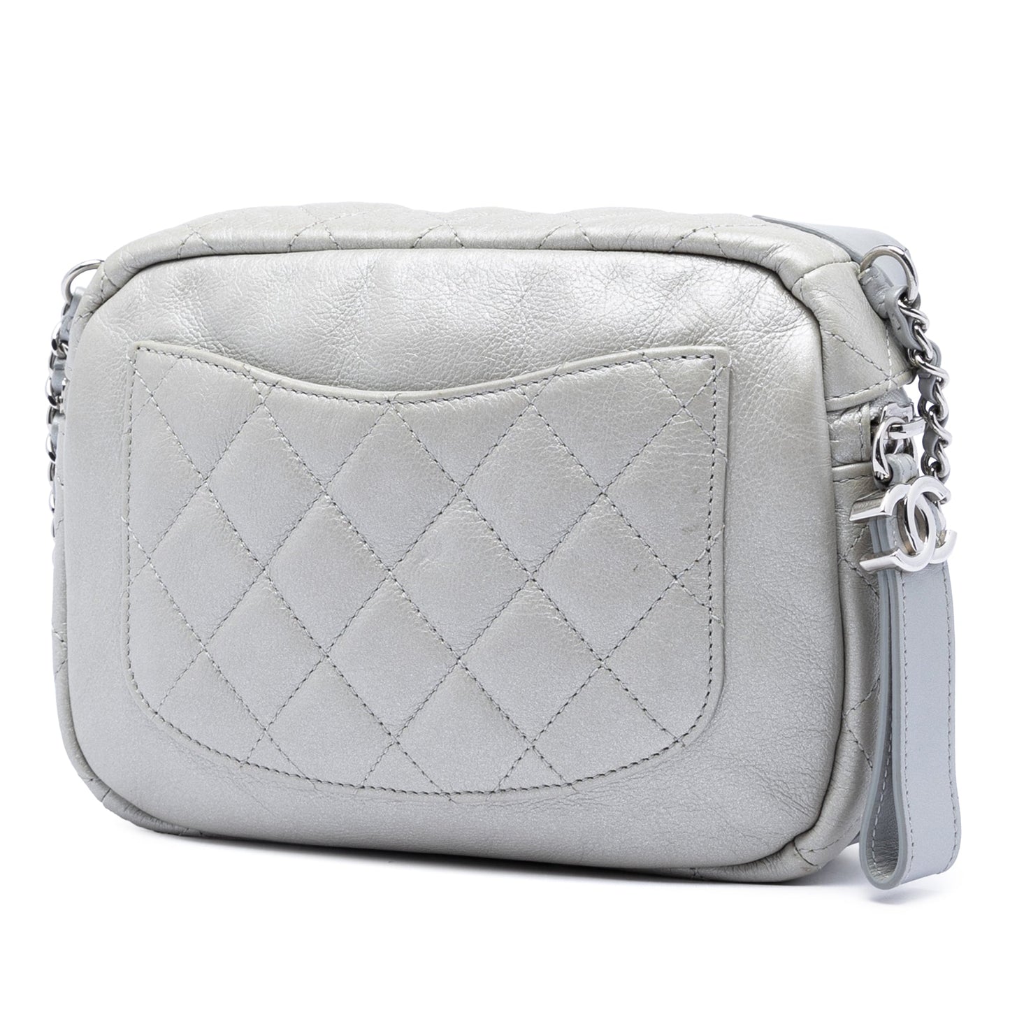 Chanel CC Quilted Metallic Calfskin Street Allure Camera Bag