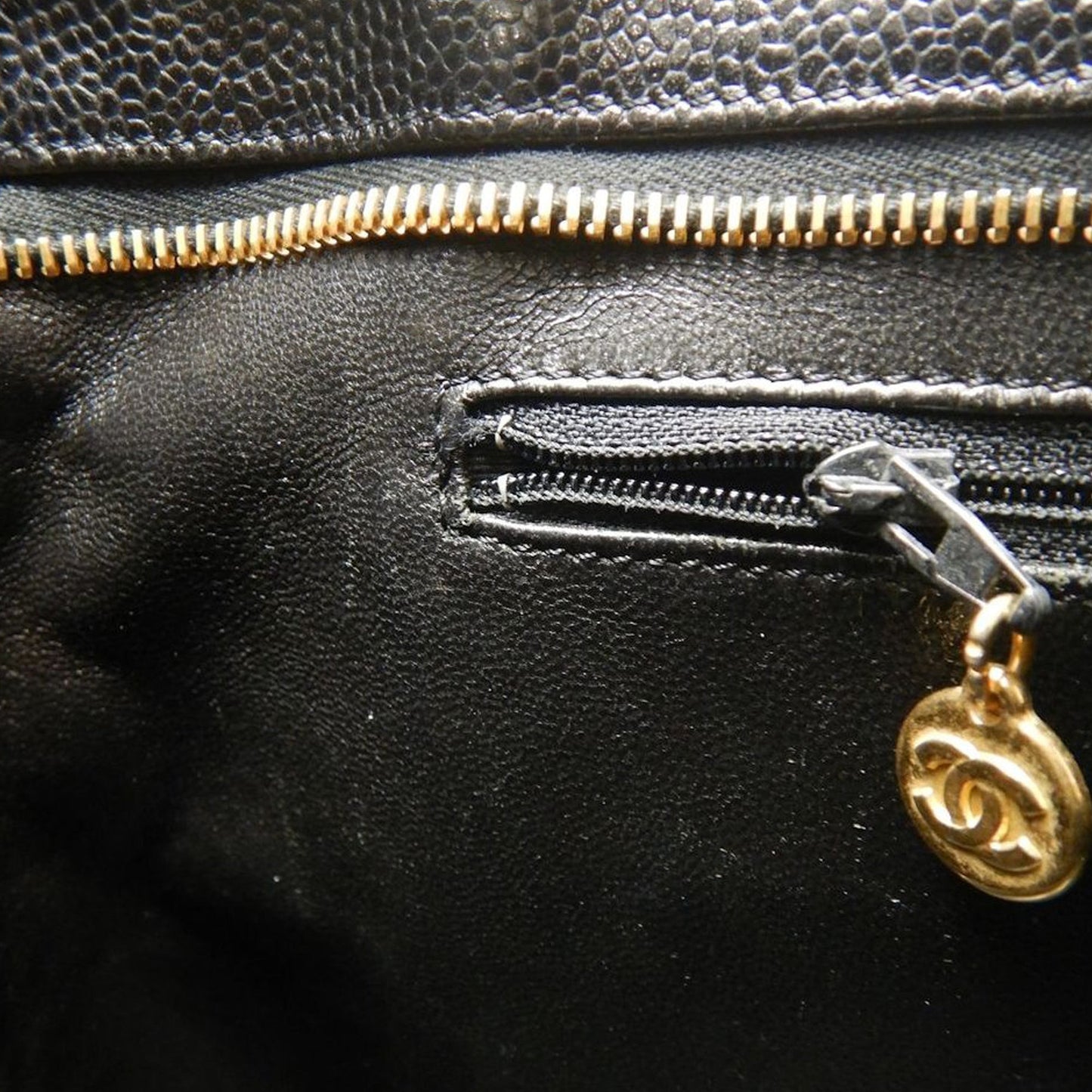 Chanel Caviar Medallion Tote