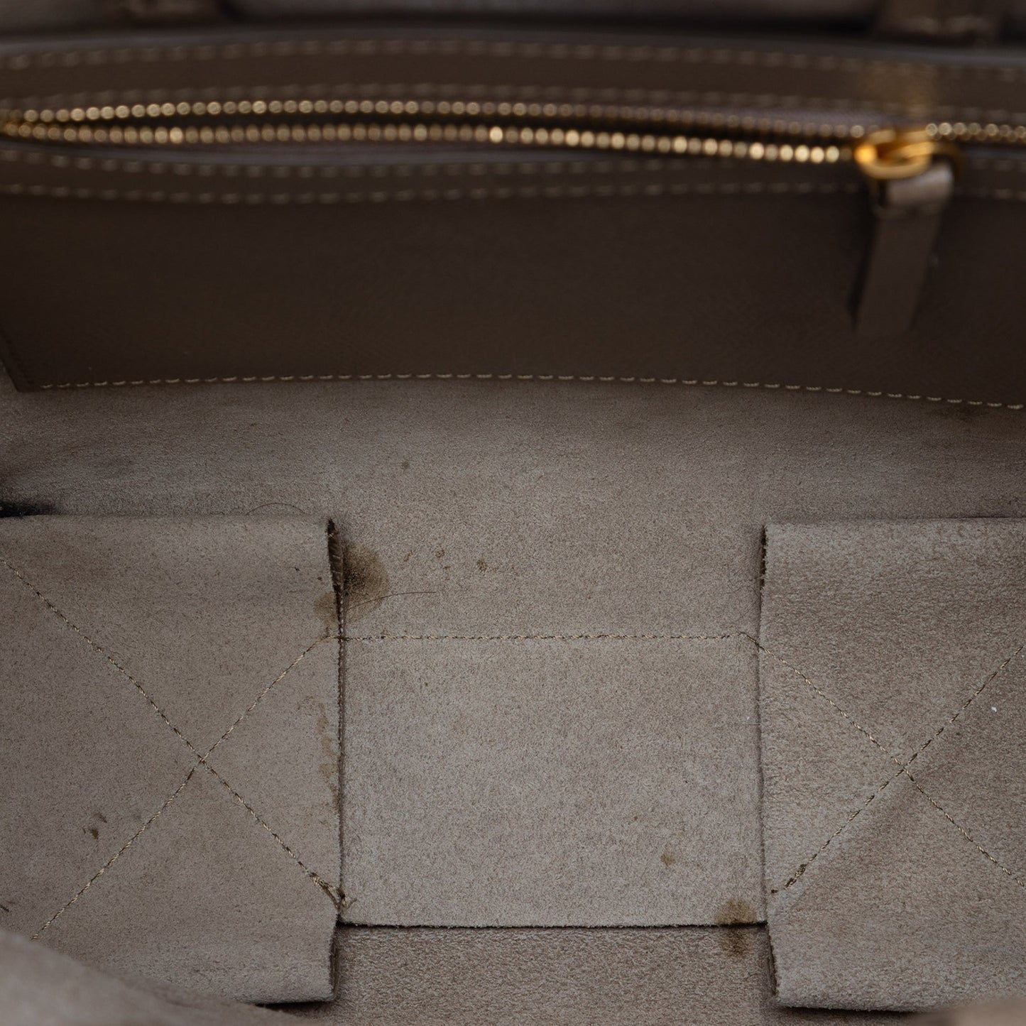 Celine Small Grained Calfskin Vertical Cabas Satchel