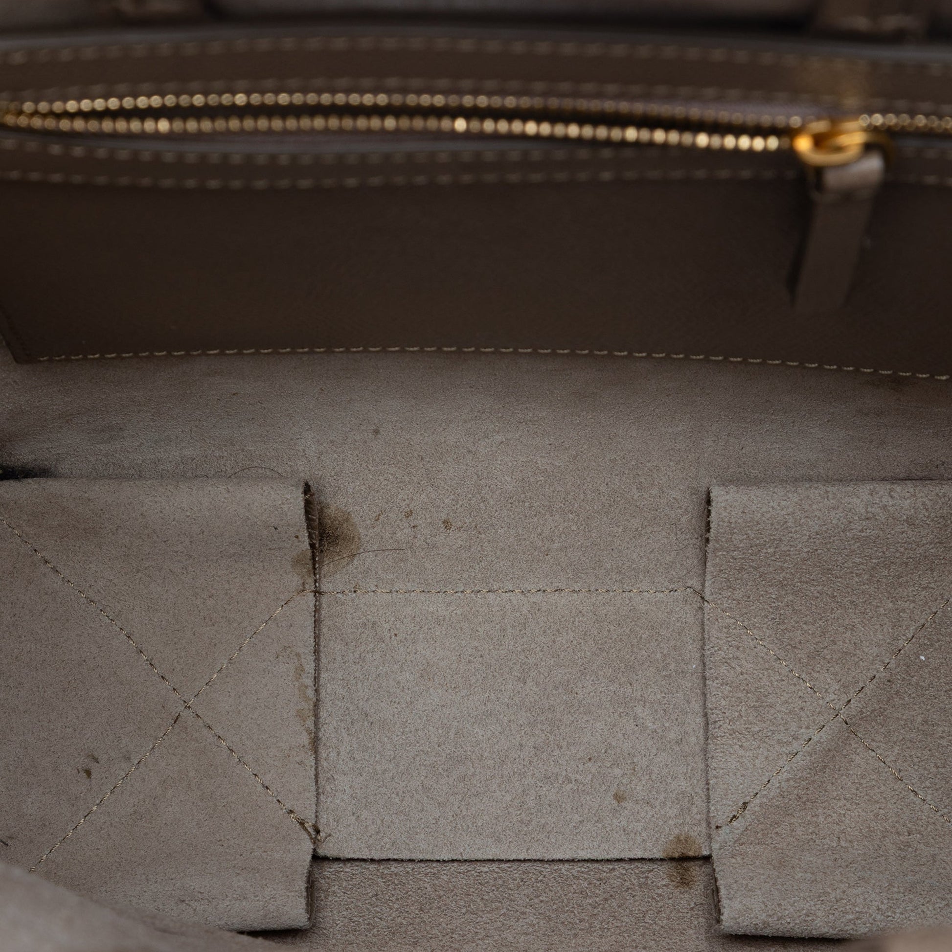 Celine Small Grained Calfskin Vertical Cabas Satchel