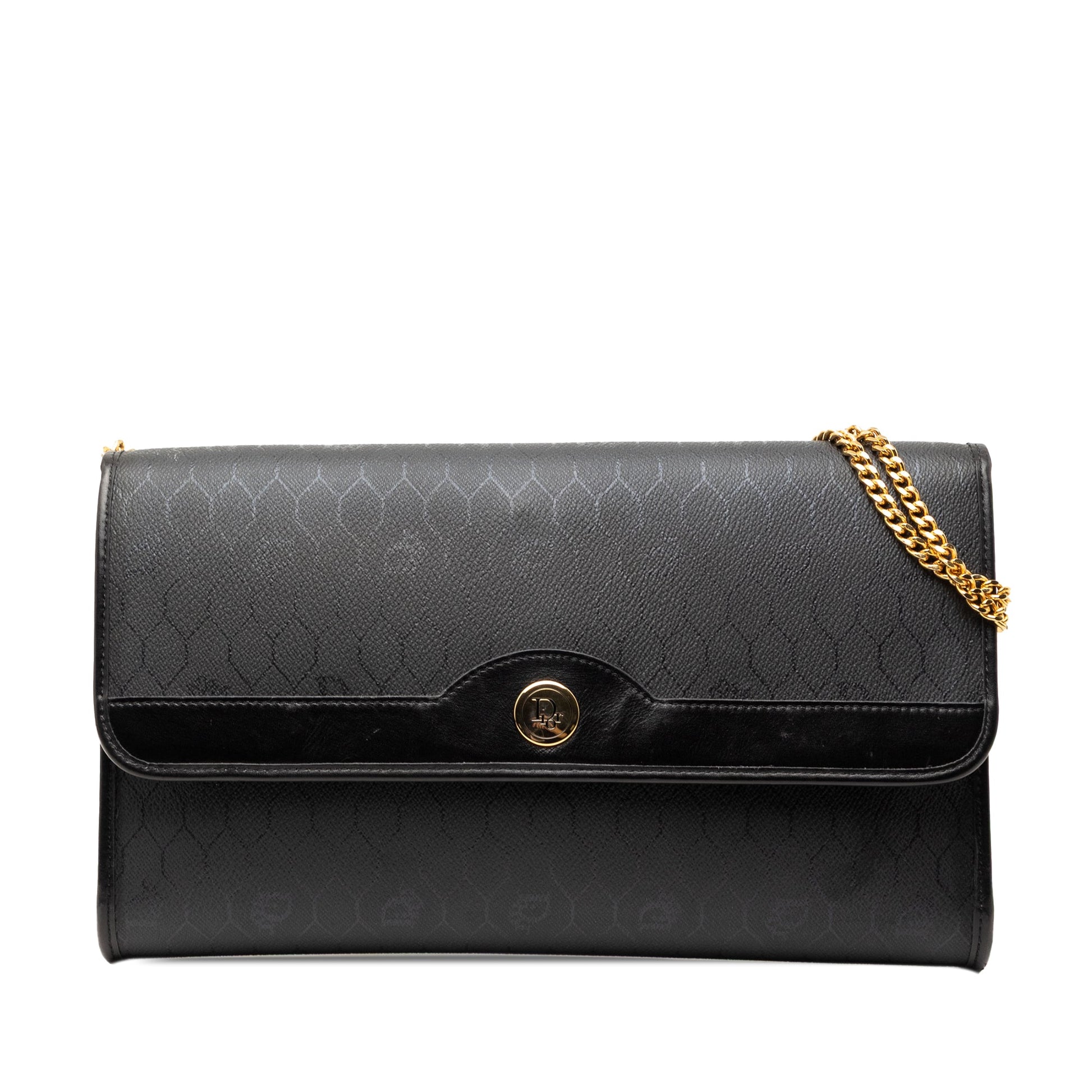 Dior Honeycomb Coated Canvas Chain Crossbody