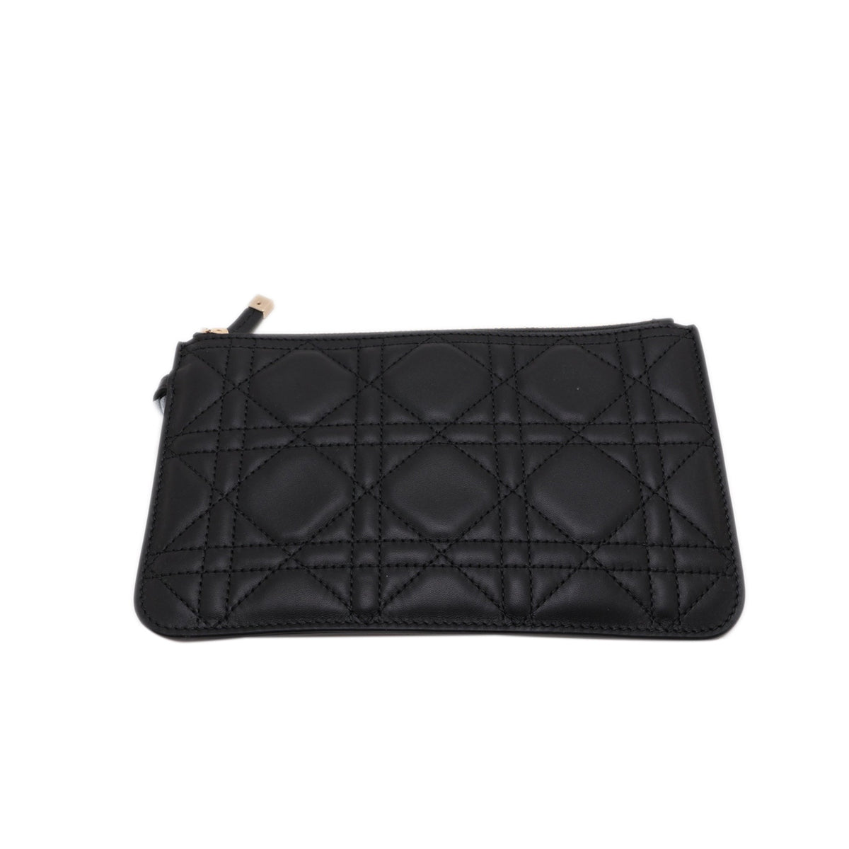 Dior Medium Macrocannage Calfskin Toujours Handbag — Black
