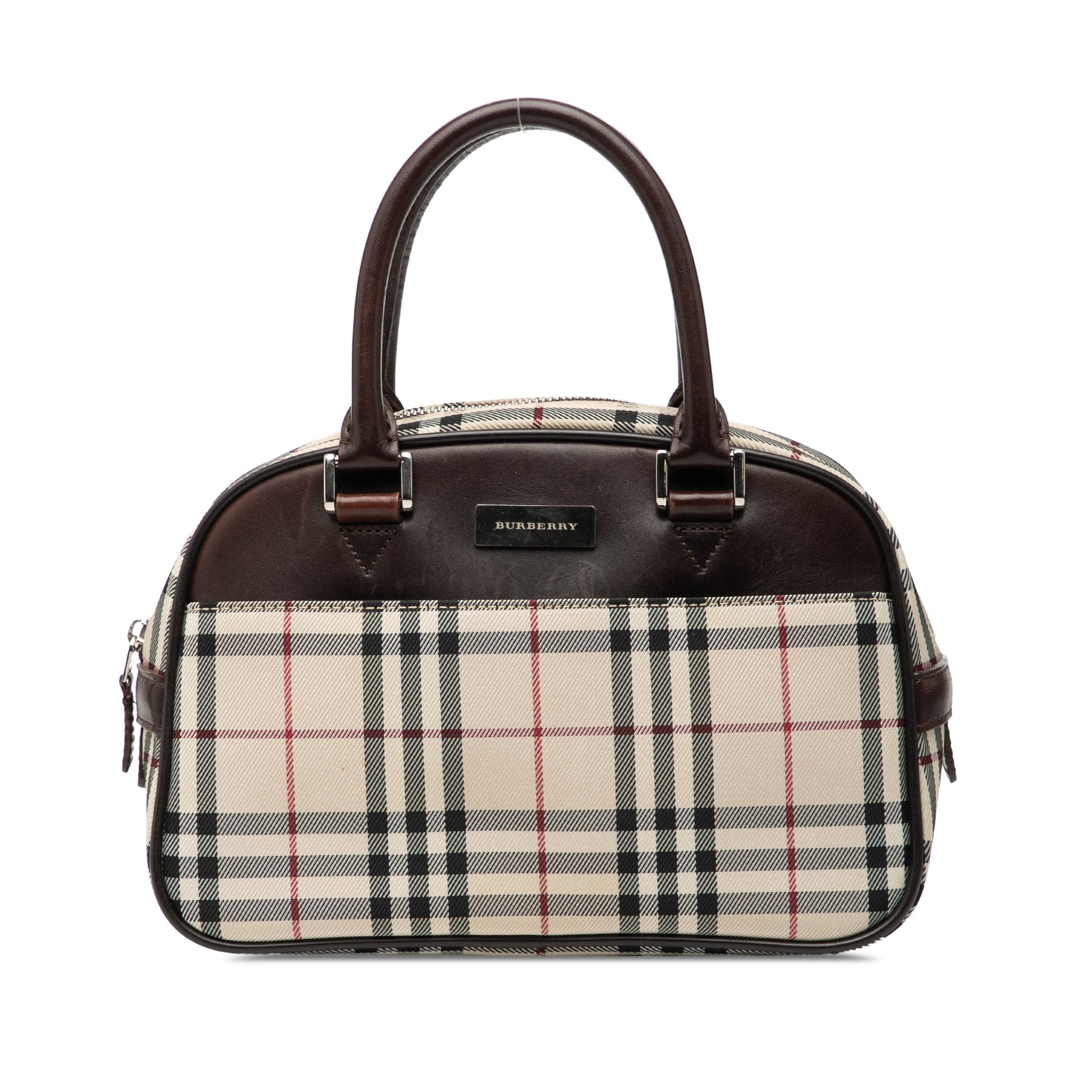 Burberry House Check Canvas Handbag